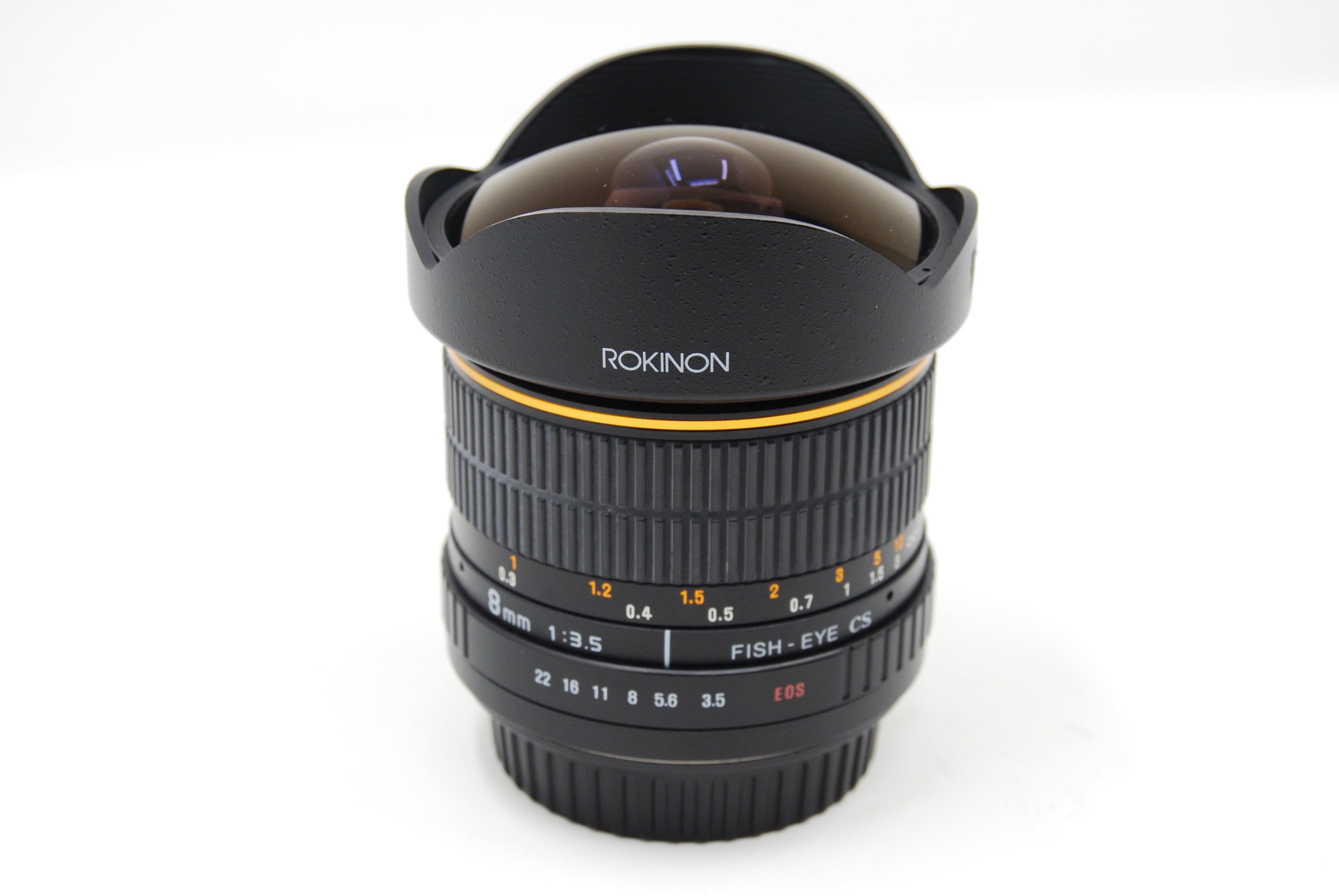 Used Rokinon 8mm f3.5 (C-EF) Fisheye CS Lens - Missing lens cover