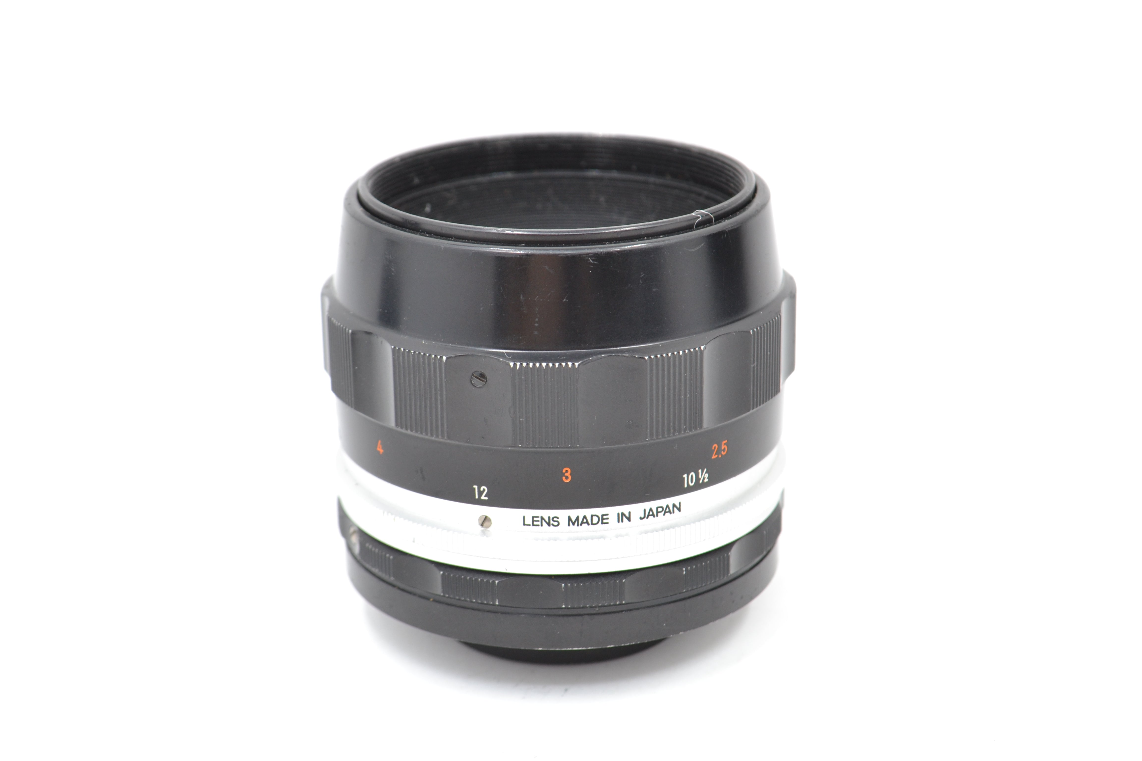 USED Nikon Micro Nikkor 55mm F3.5 Non AI Lens W/ Extension Tube M