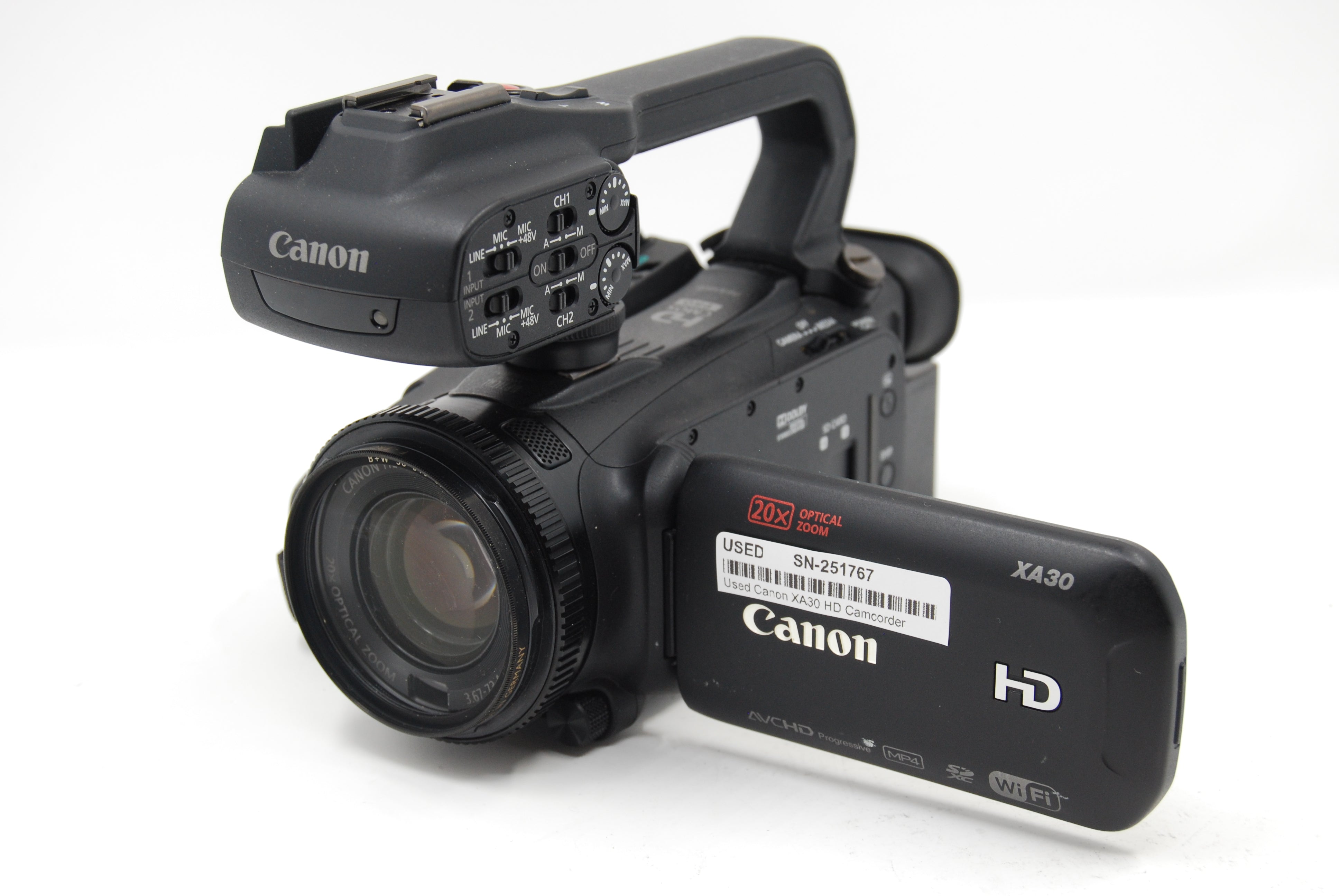 Used Canon XA30 HD Camcorder