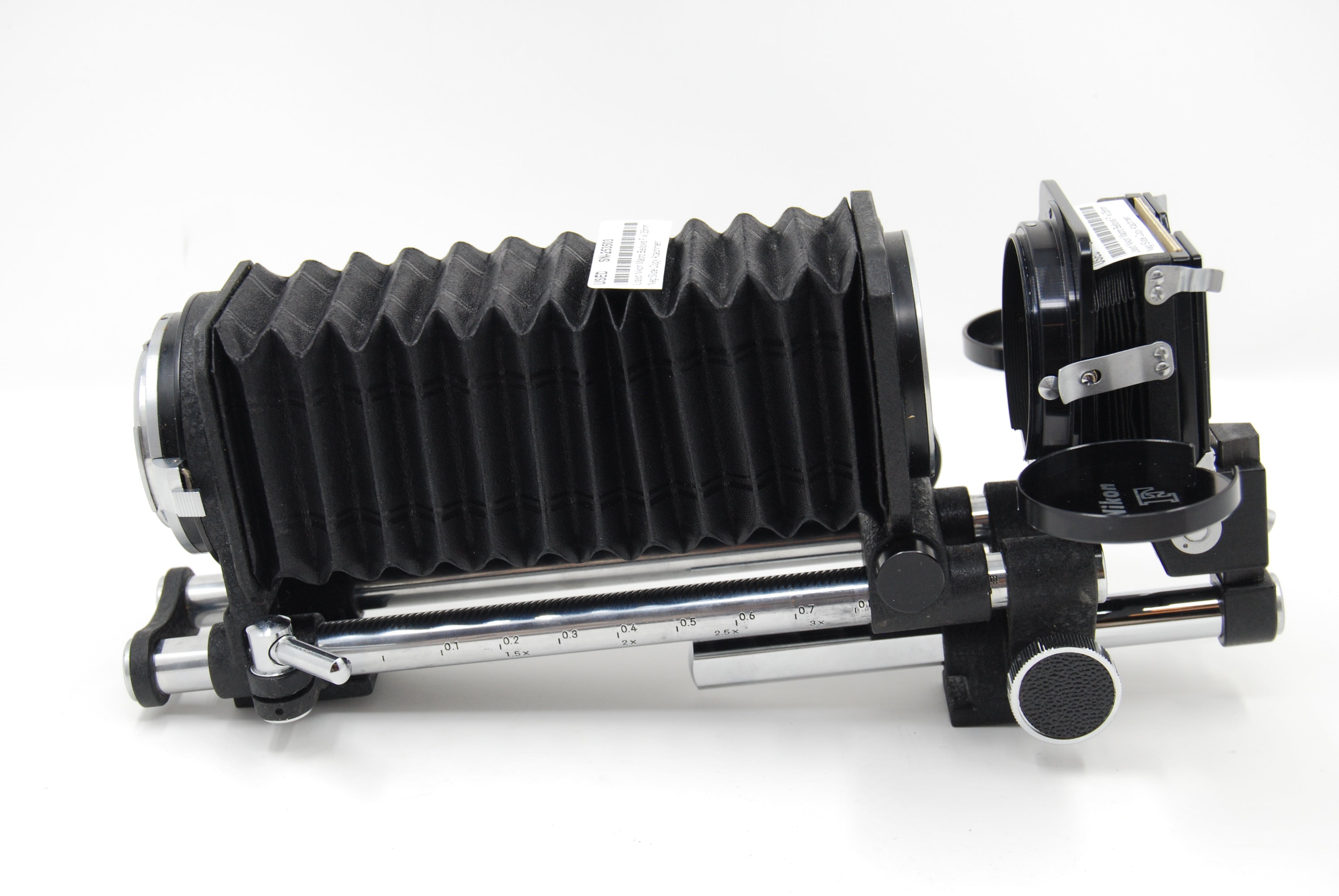 Used Nikon Macro Bellows F w/35mm Neg/Slide Copy Attachment