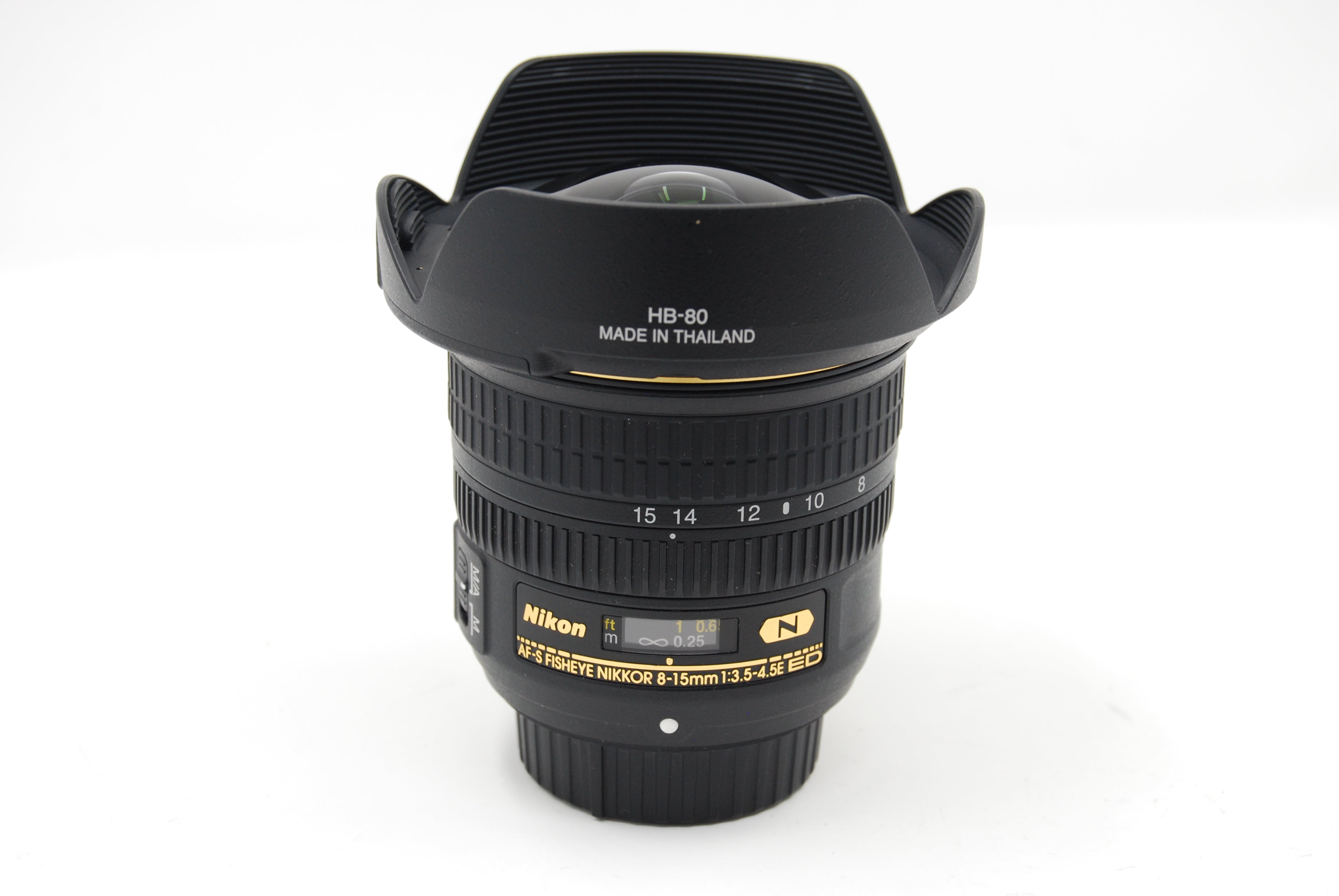Used Nikon 8-15mm F3.5-4.5E ED Fisheye  Nikkor Lens