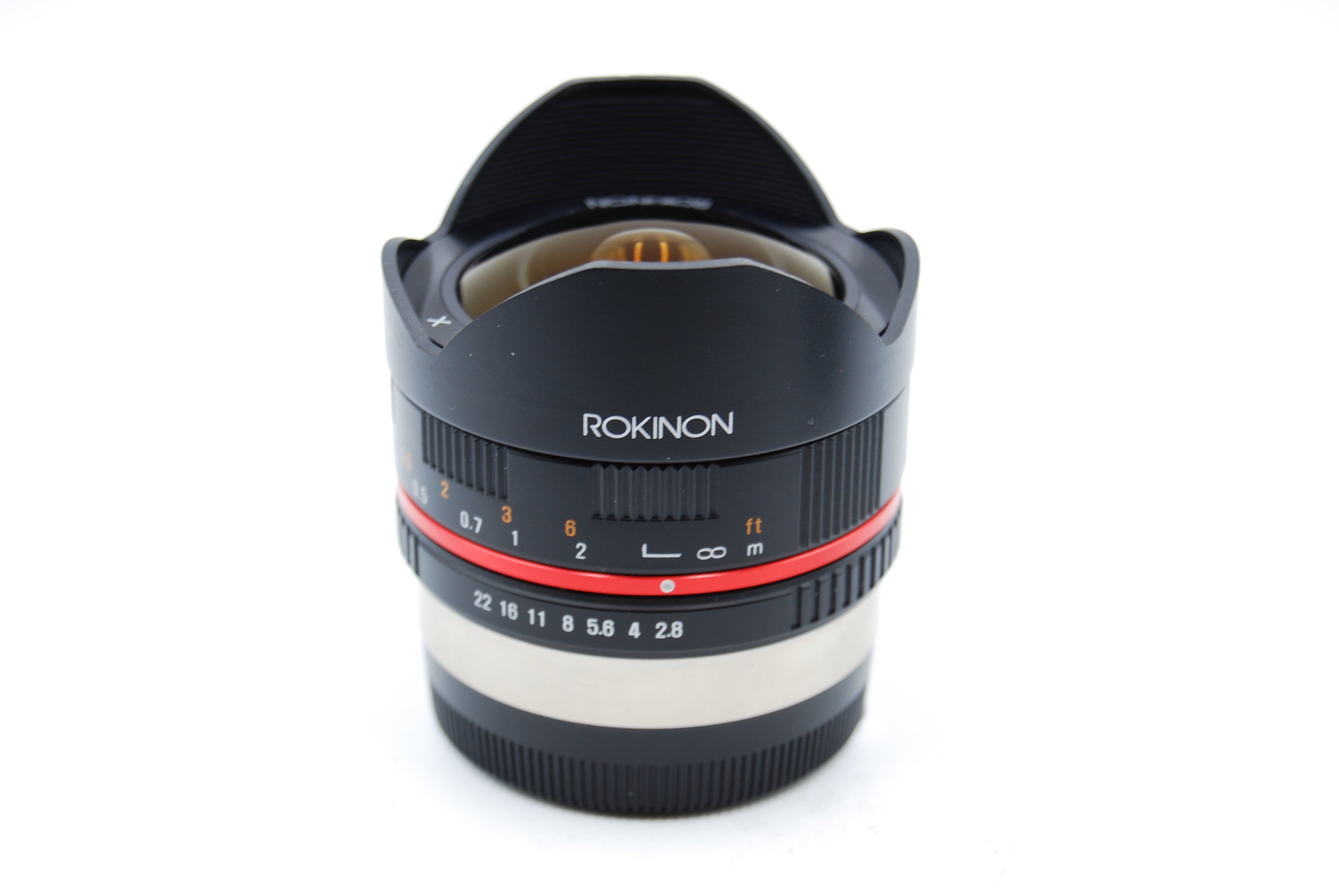Used Rokinon 8mm f2.8 Fisheye (Fuji-X) Lens