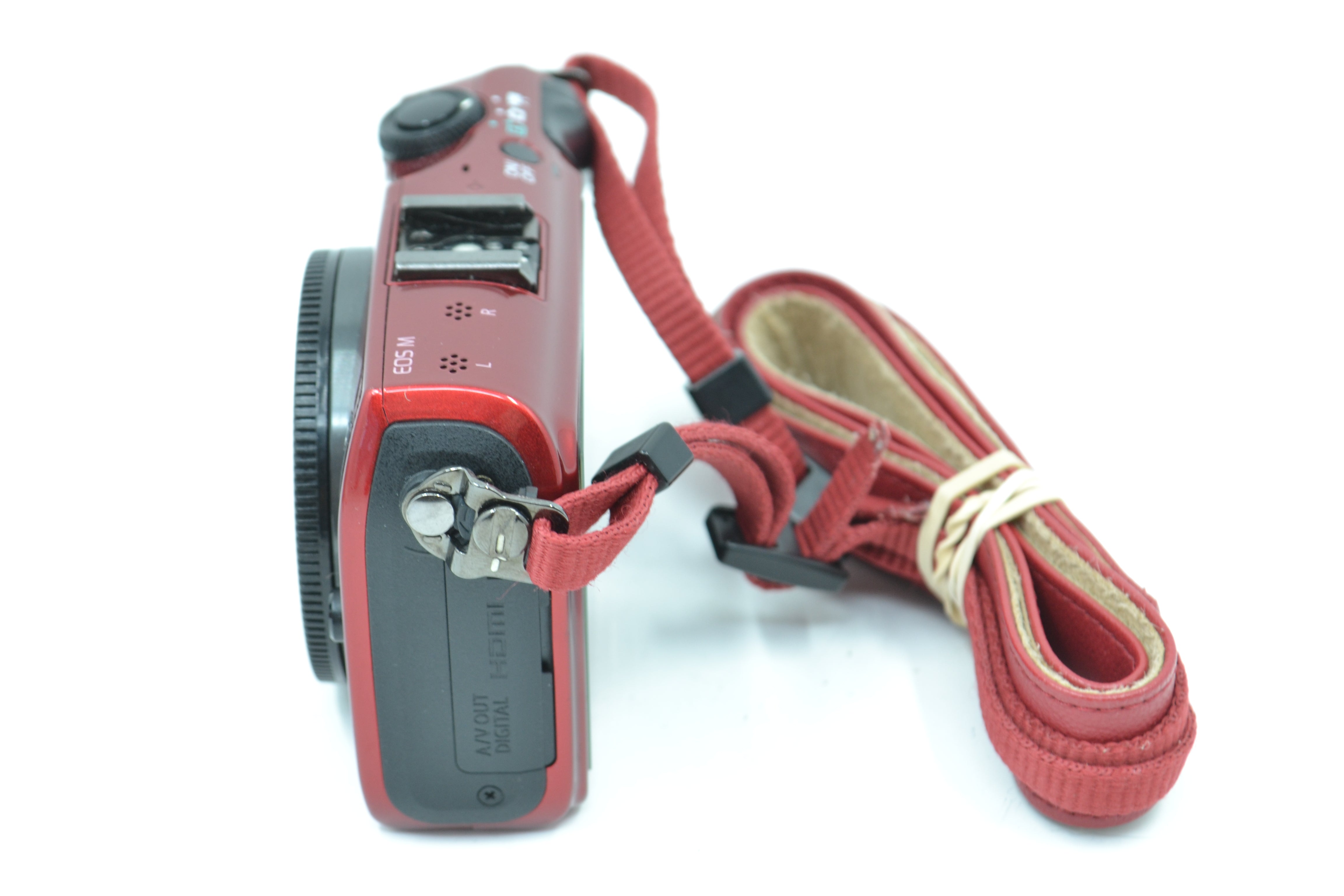 Used Canon EOS M (Red) Mirrorless Camera Body