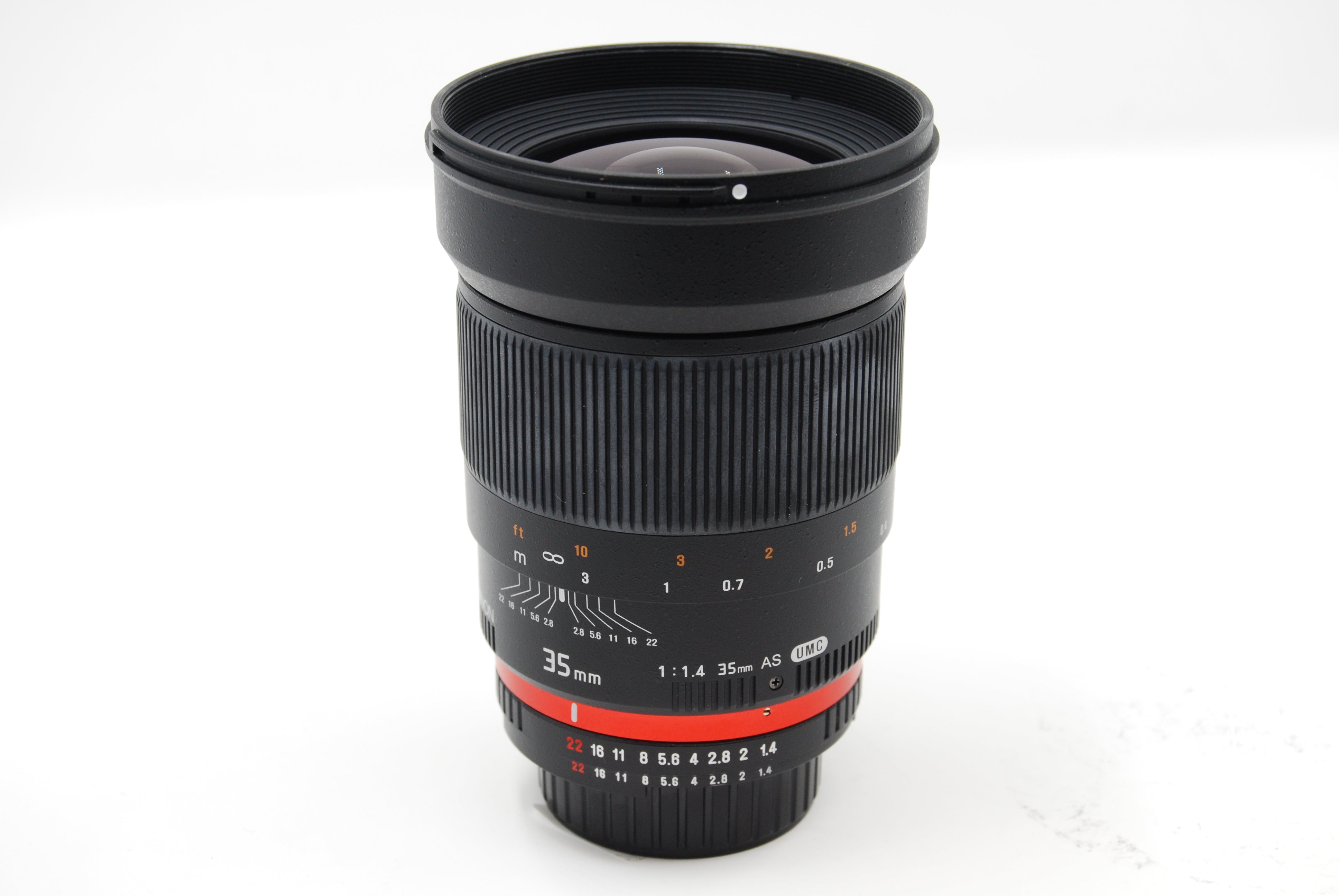 Used Rokinon 35mm f1.4 (Nikon-F) MF Lens