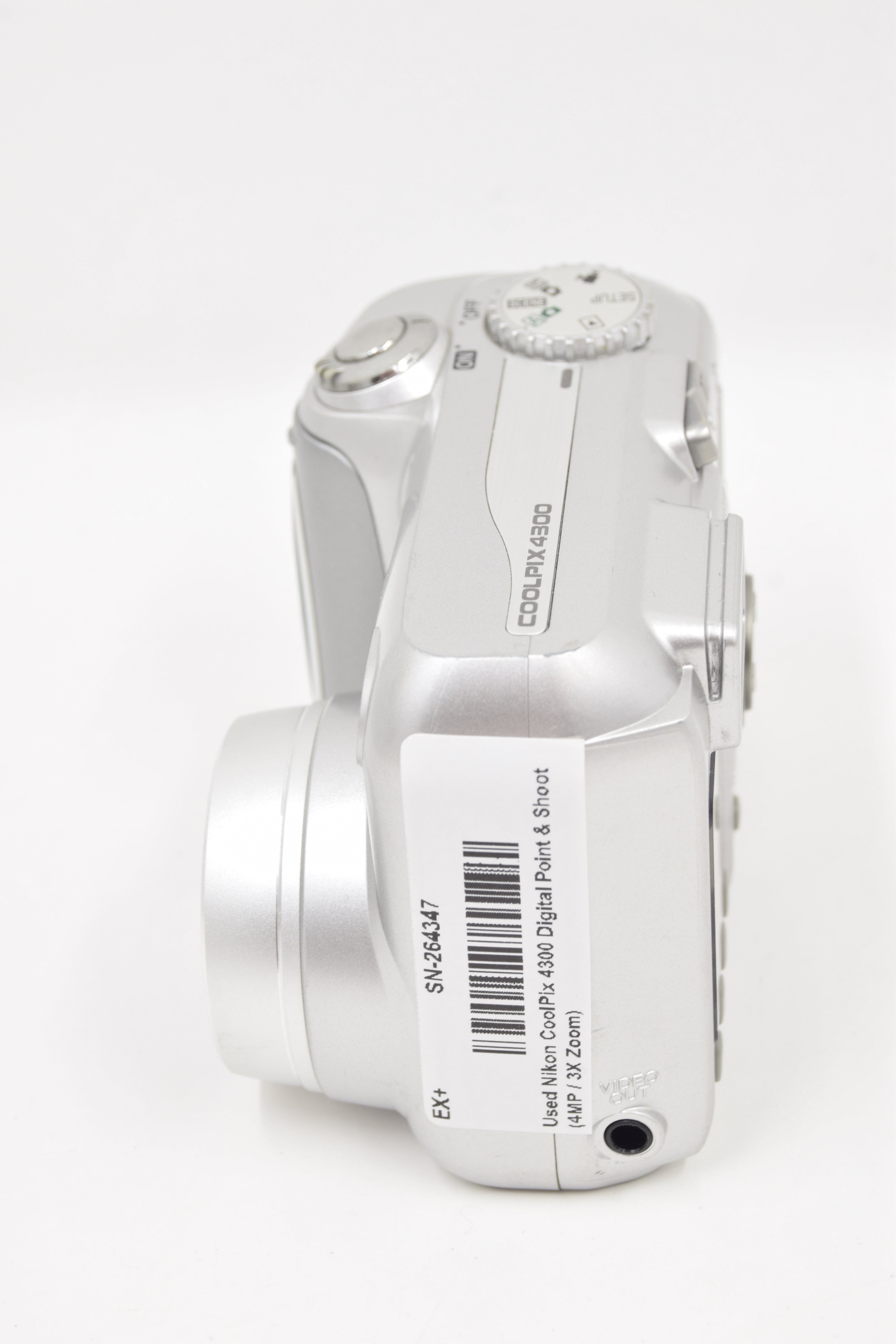 Used Nikon CoolPix 4300 Digital Point & Shoot (4MP / 3X Zoom)