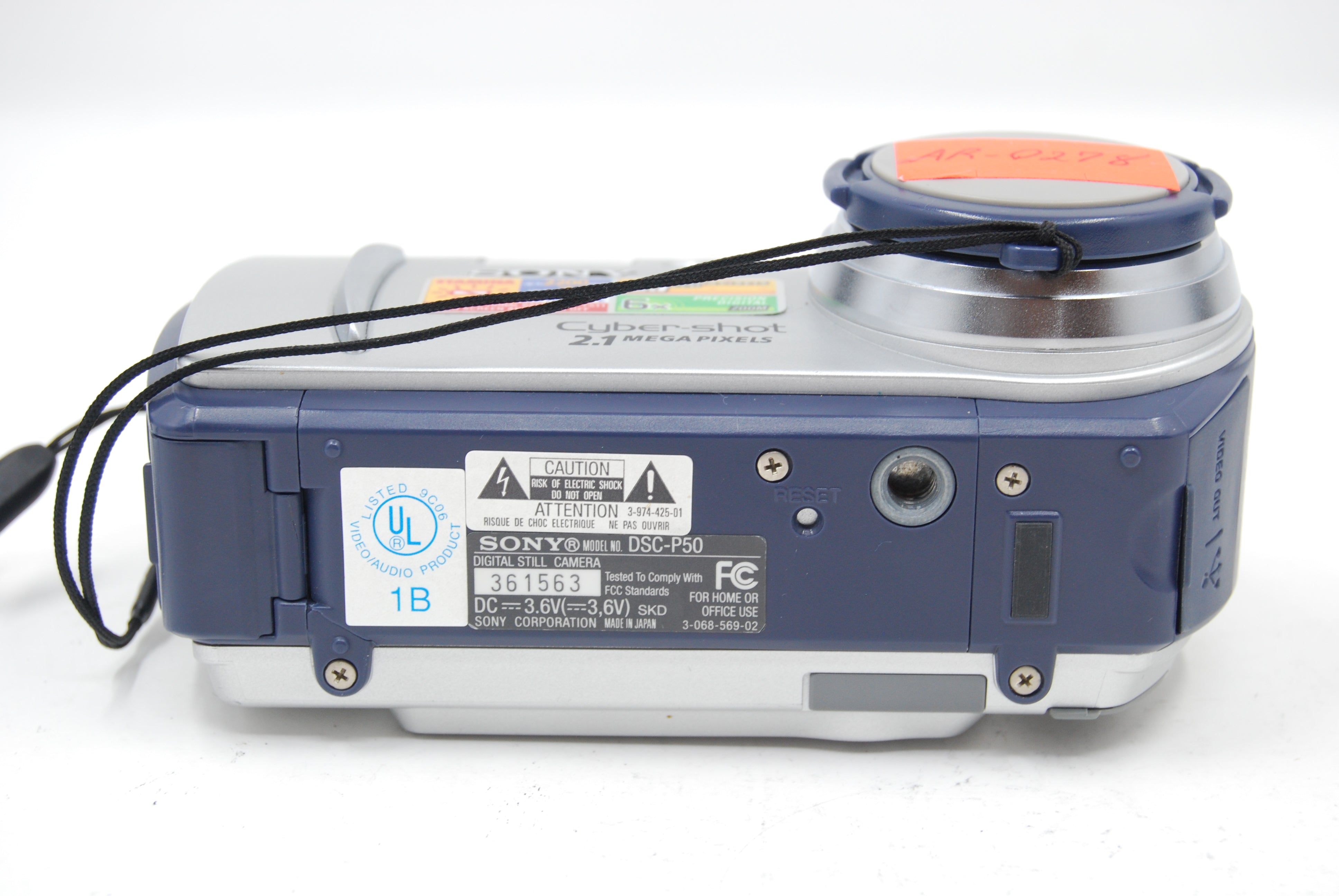 Used Sony Cyber-Shot DSC-P50 Digital Camera (0278)