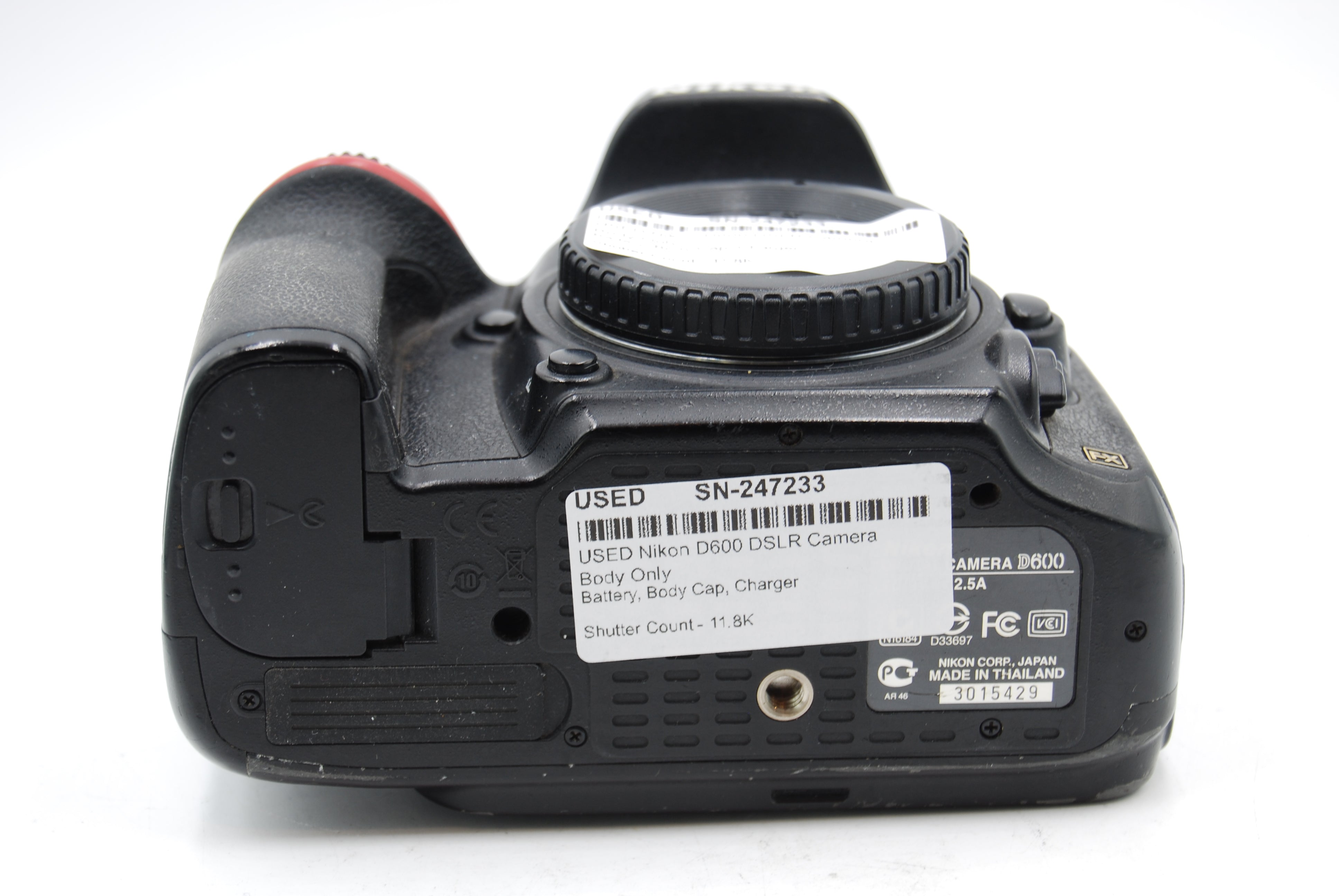 USED Nikon D600 DSLR Camera Body Only