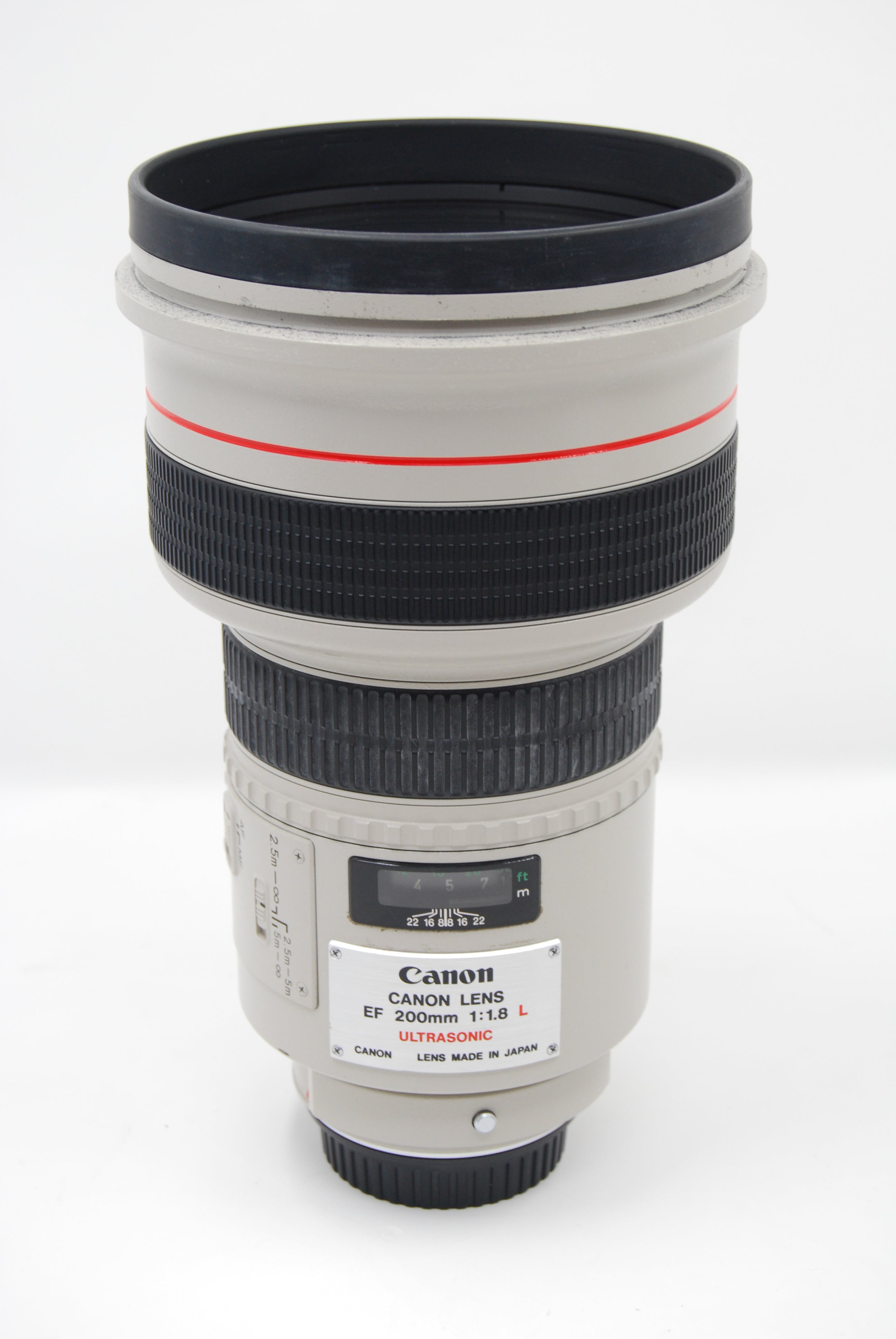 Used Canon EF 200mm f1.8 L USM Lens