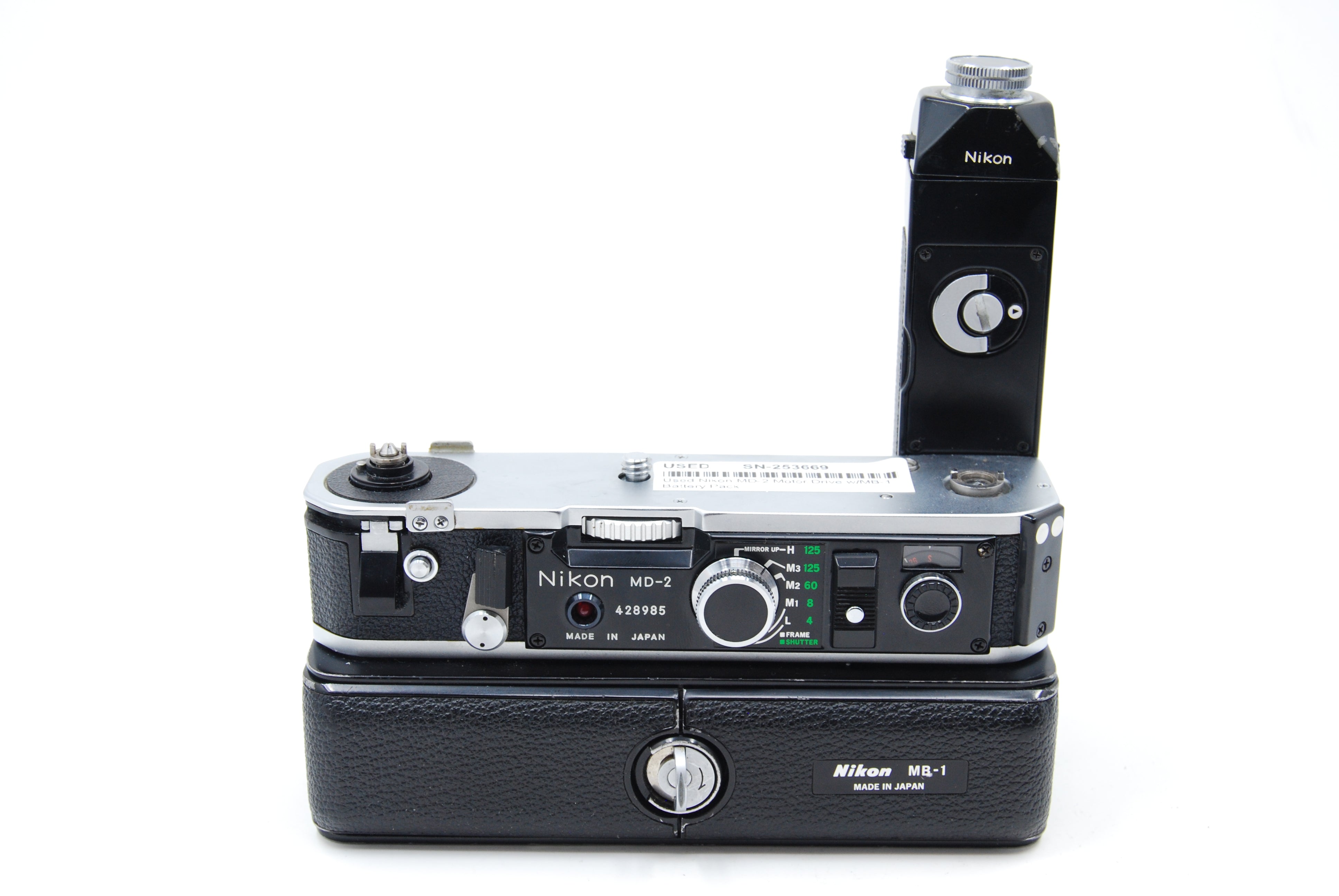 Used Nikon MD-2 Motor Drive w/MB-1 Battery Pack