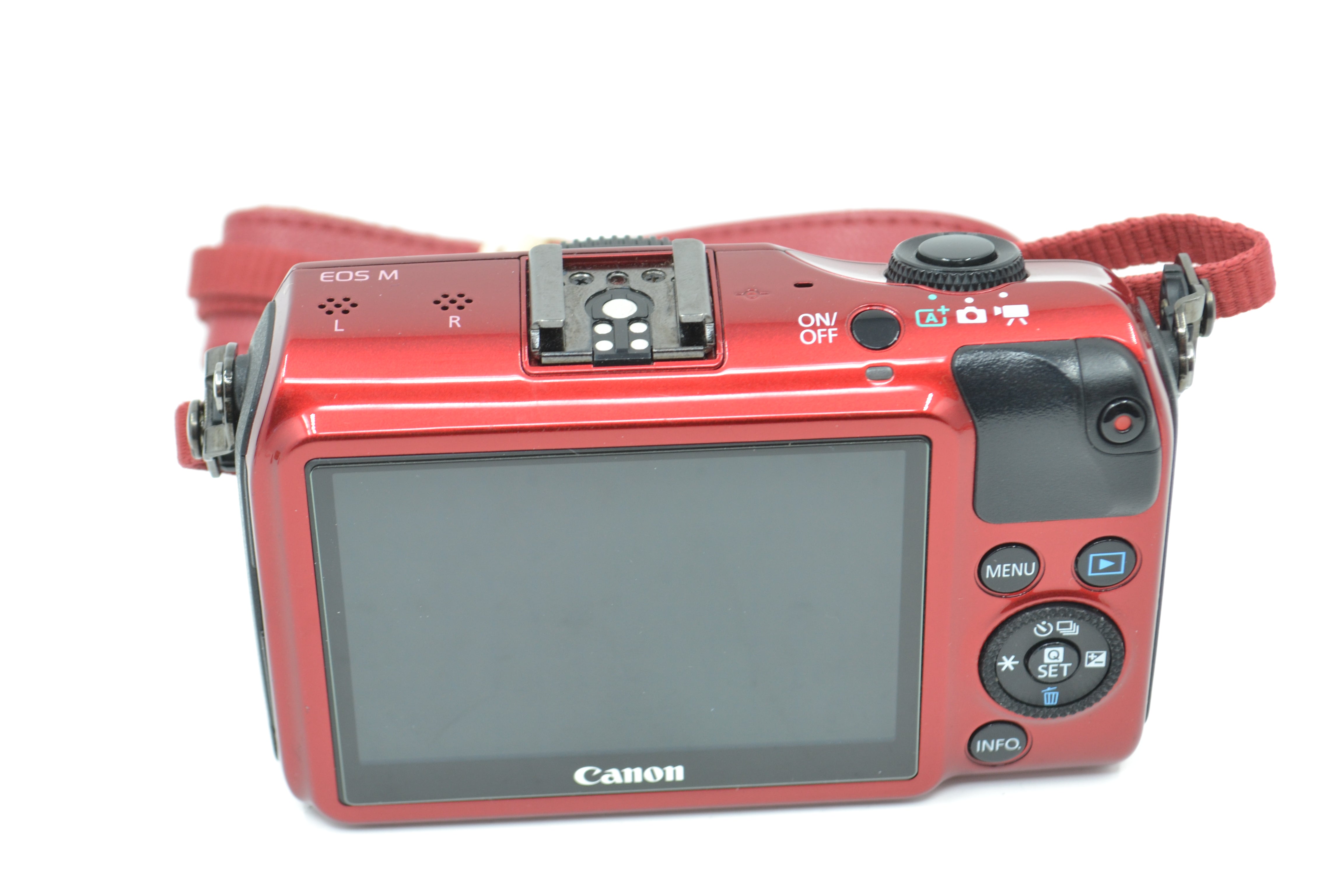 Used Canon EOS M (Red) Mirrorless Camera Body