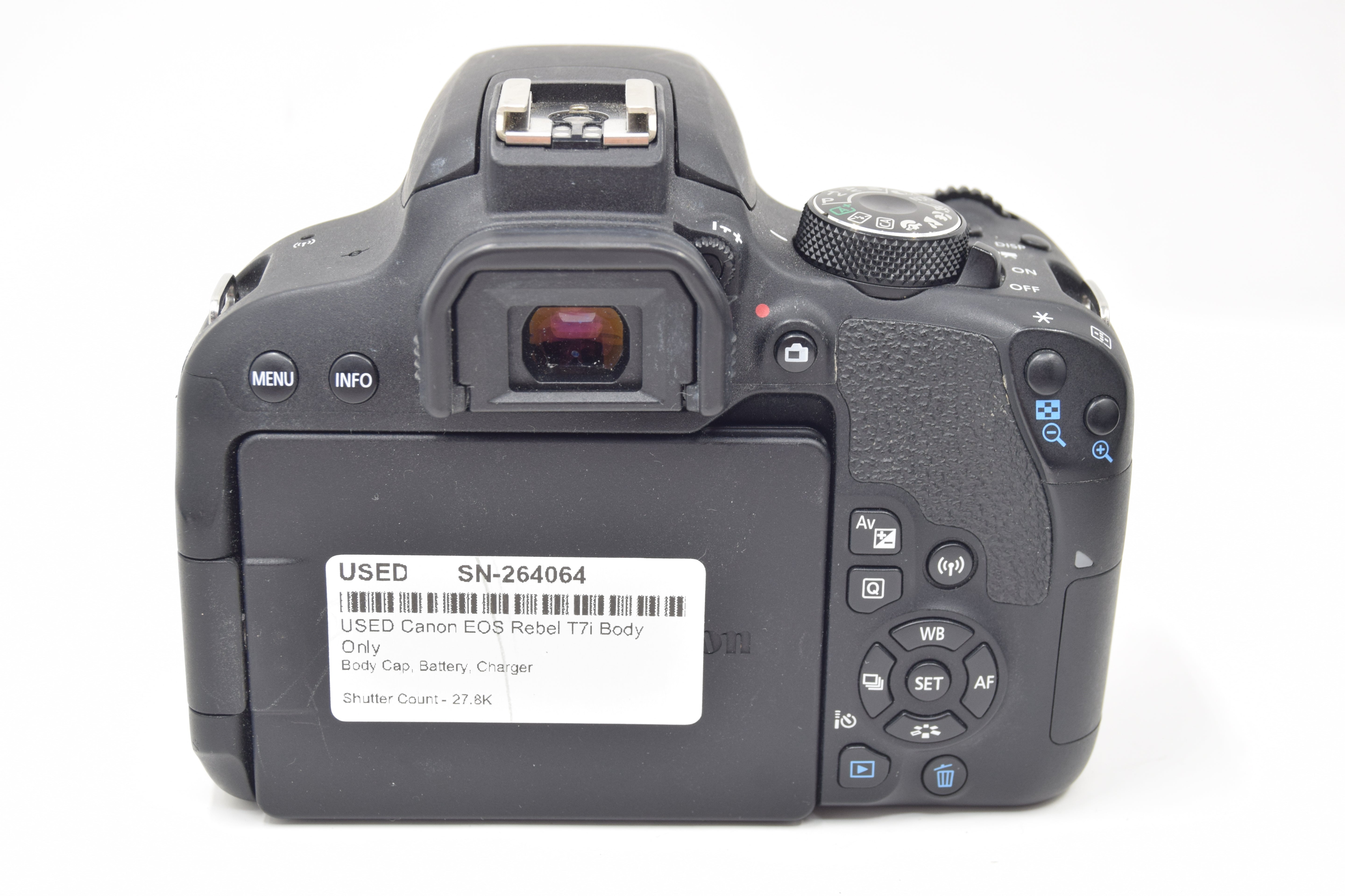 USED Canon EOS Rebel T7i Body Only