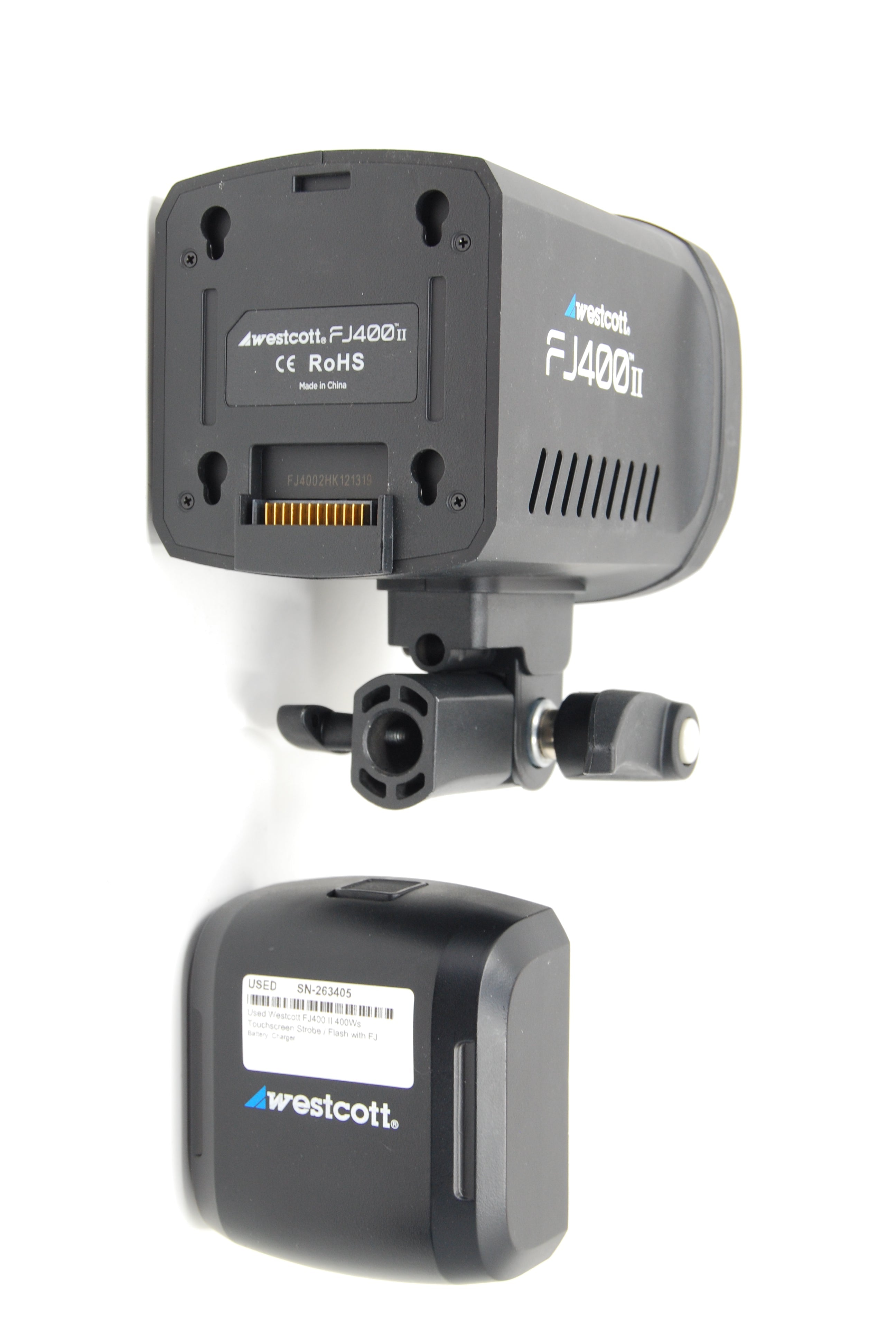 Used Westcott FJ400 II 400Ws Touchscreen Strobe / Flash with FJ Pro AC/DC Battery