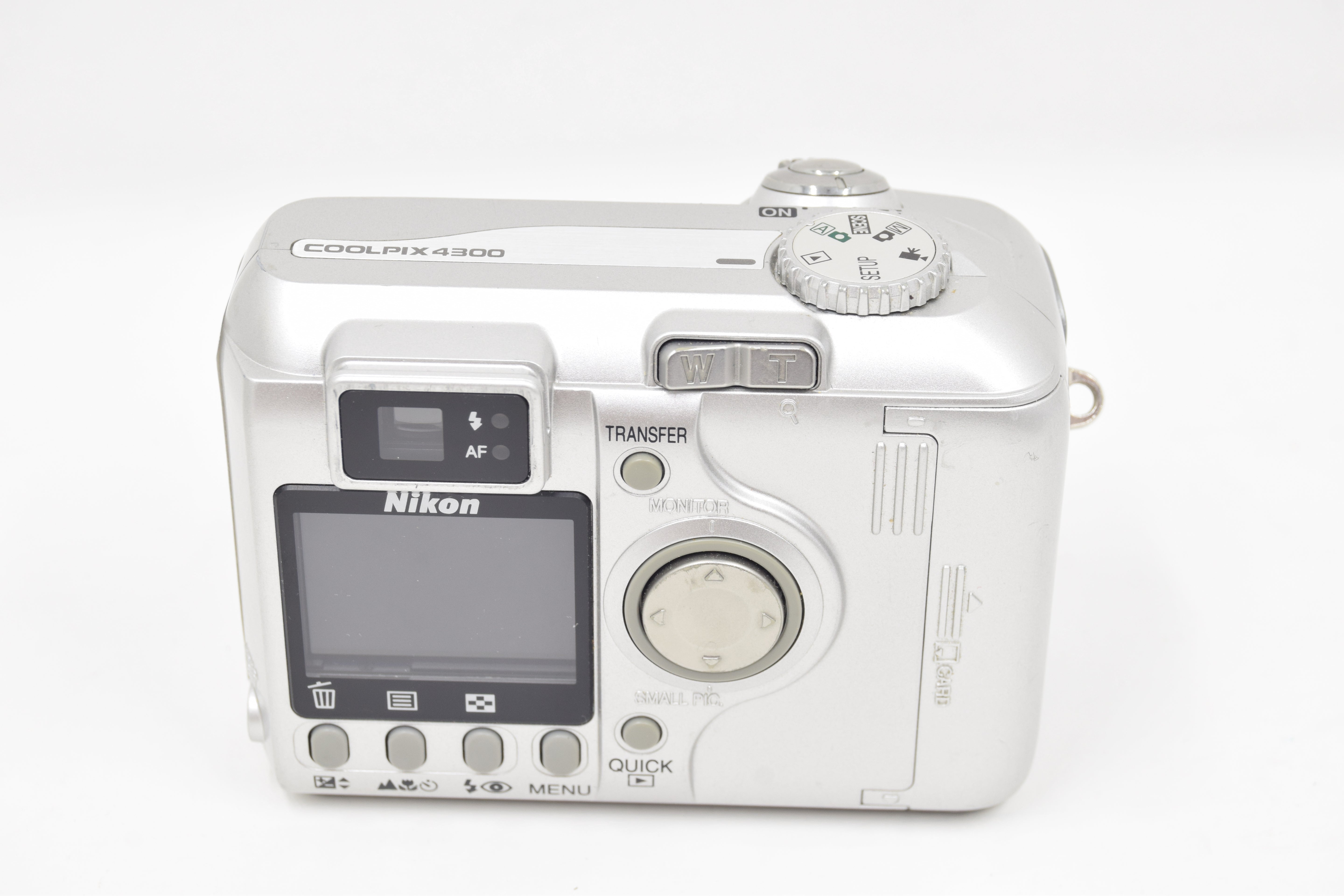 Used Nikon CoolPix 4300 Digital Point & Shoot (4MP / 3X Zoom)