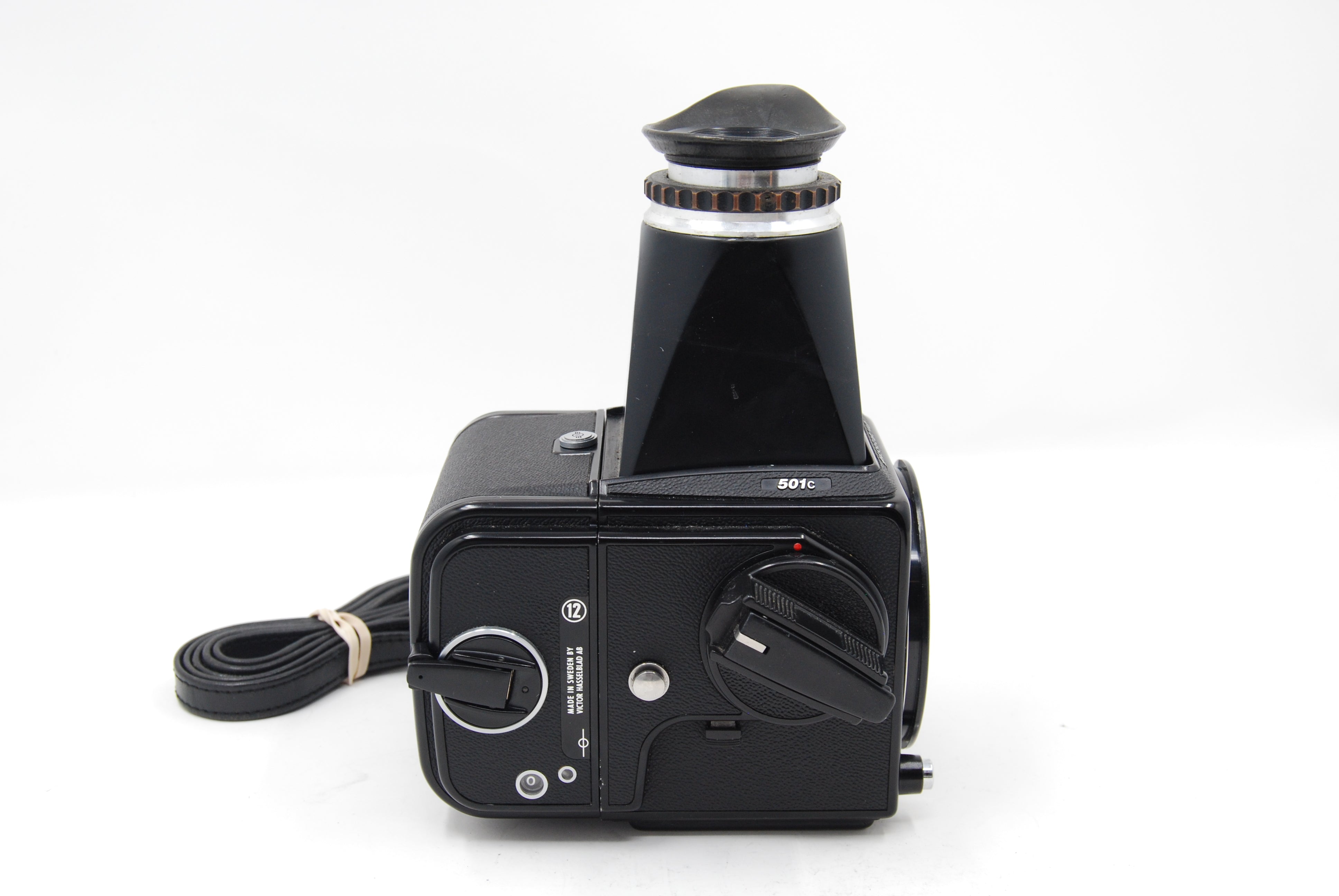 Used Hasselblad 501C w/ A12 Back & Chimney Finder (Black)