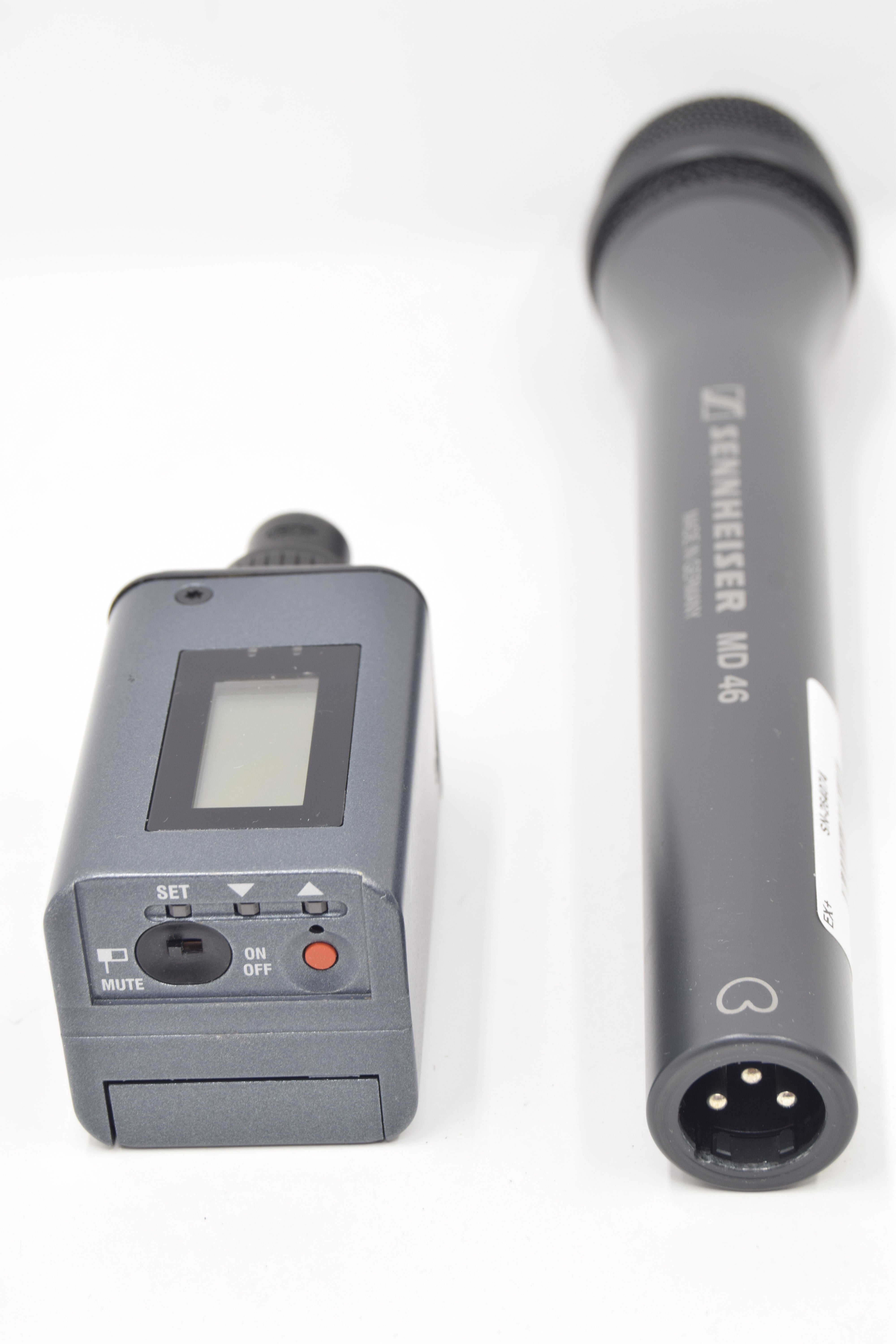 Used Sennheiser MD46 Cardioid Dynamic Microphone w/SKP 100 G2 Wireless Transmitter