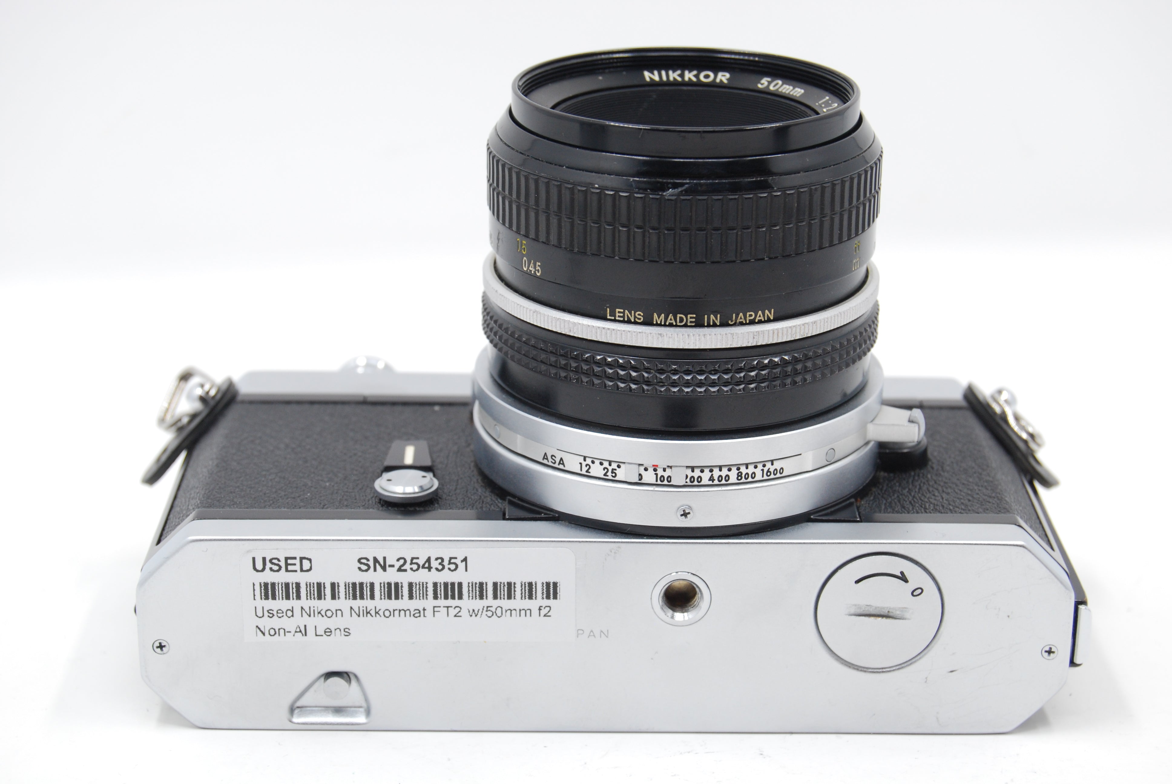 Used Nikon Nikkormat FT2 w/50mm f2 Non-AI Lens