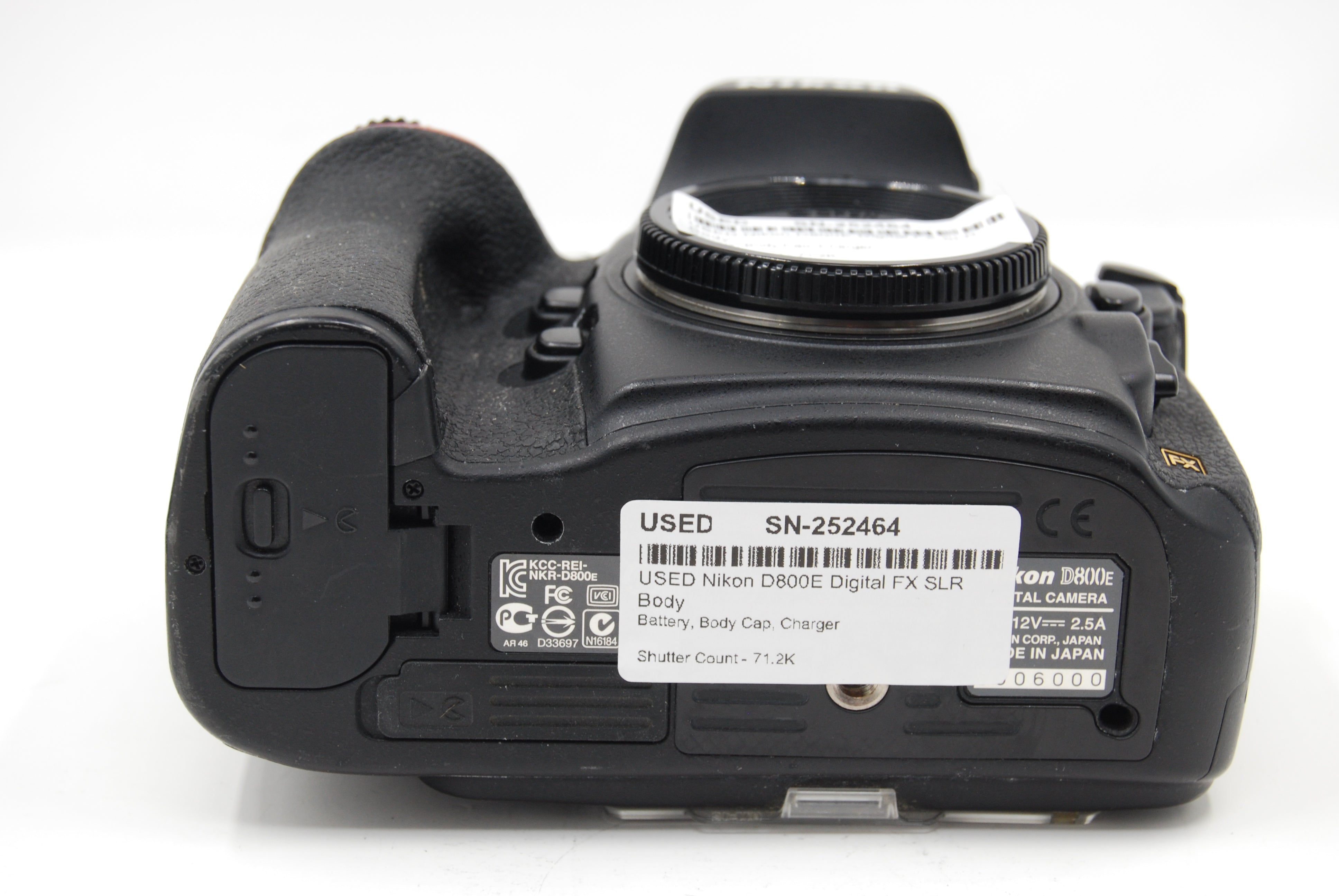 USED Nikon D800E Digital FX SLR Body