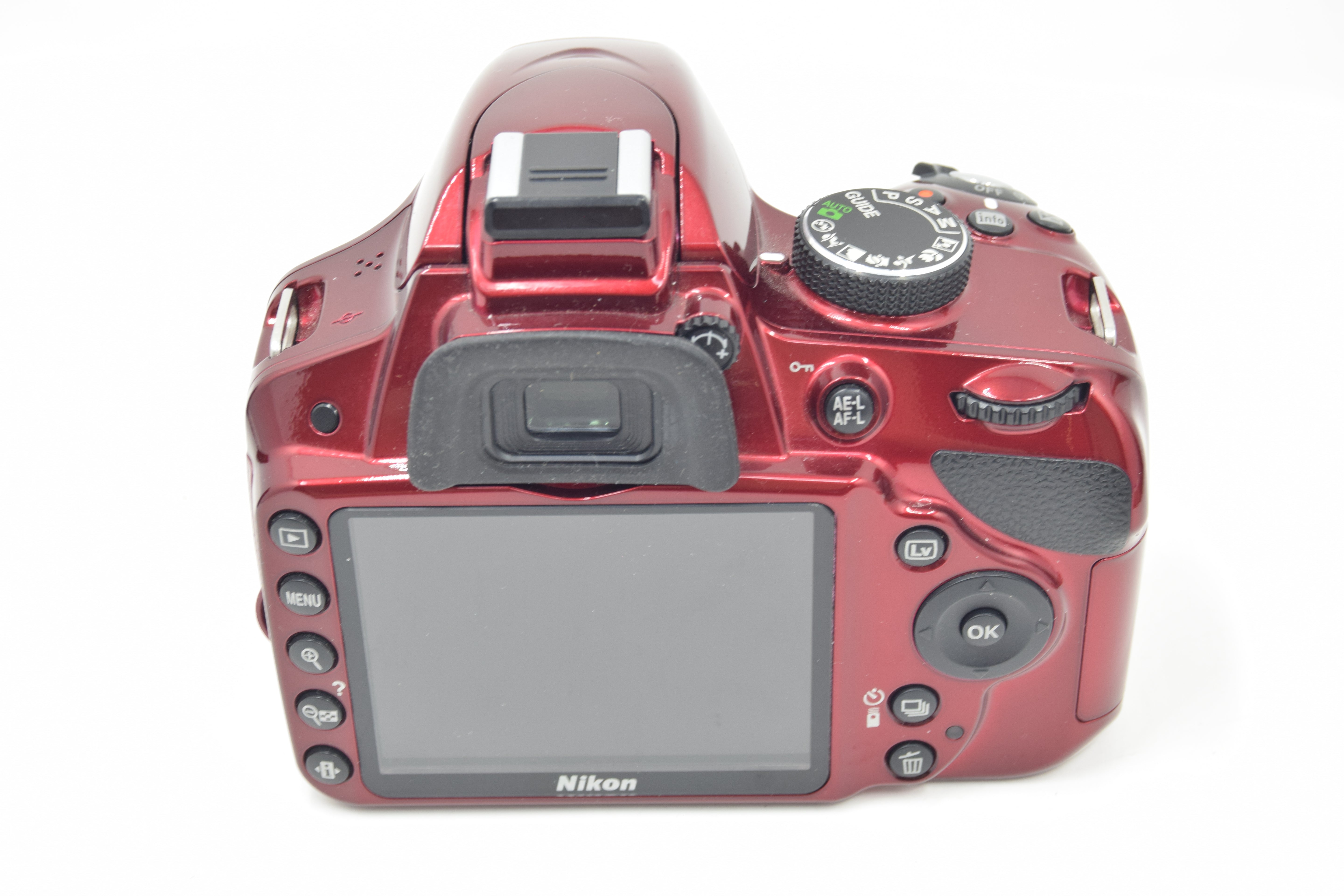 USED Nikon D3200 Digital SLR Camera Body(Red)