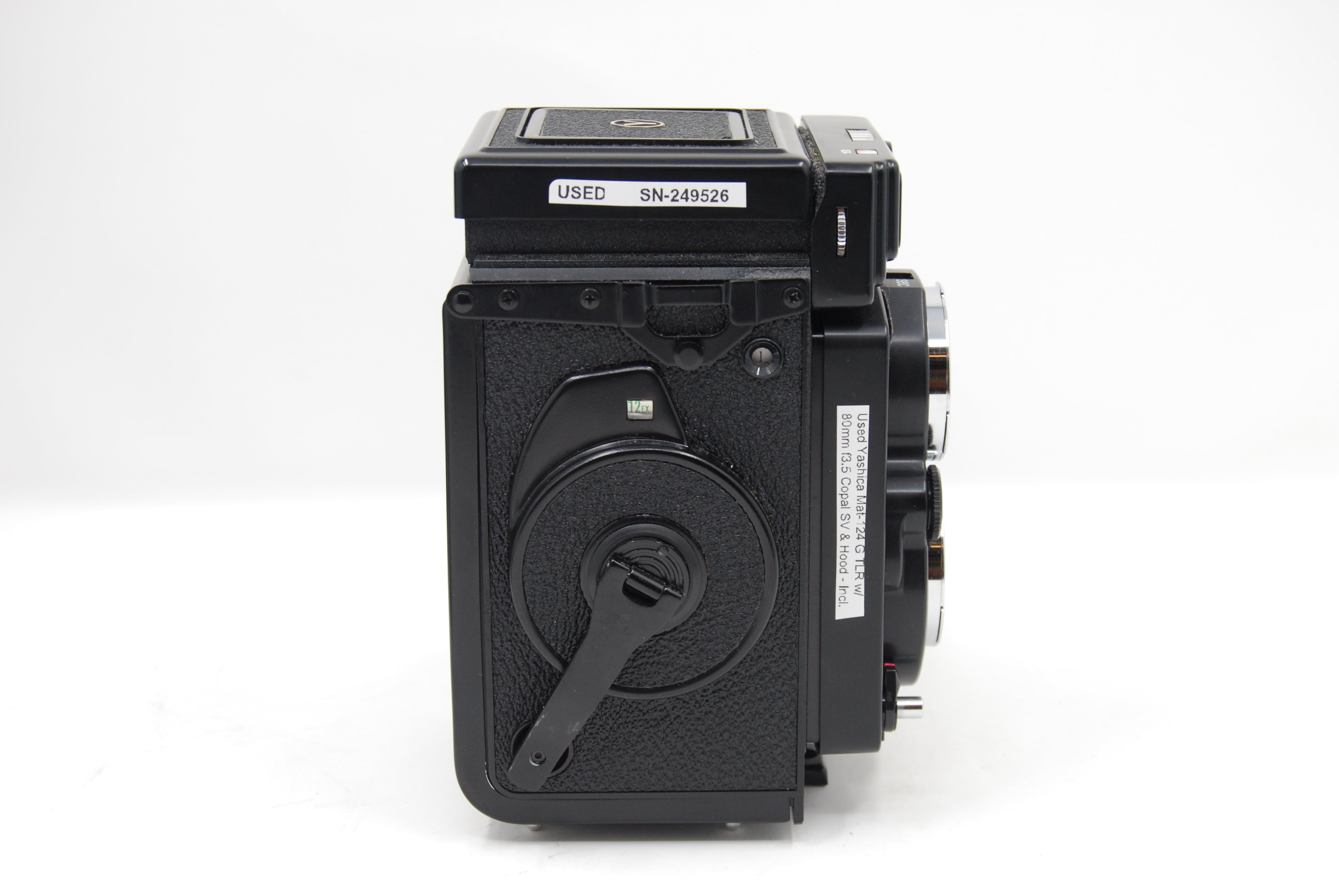Used Yashica Mat-124 G TLR w/80mm f3.5 Copal SV & Hood - Incl. Aux Tel