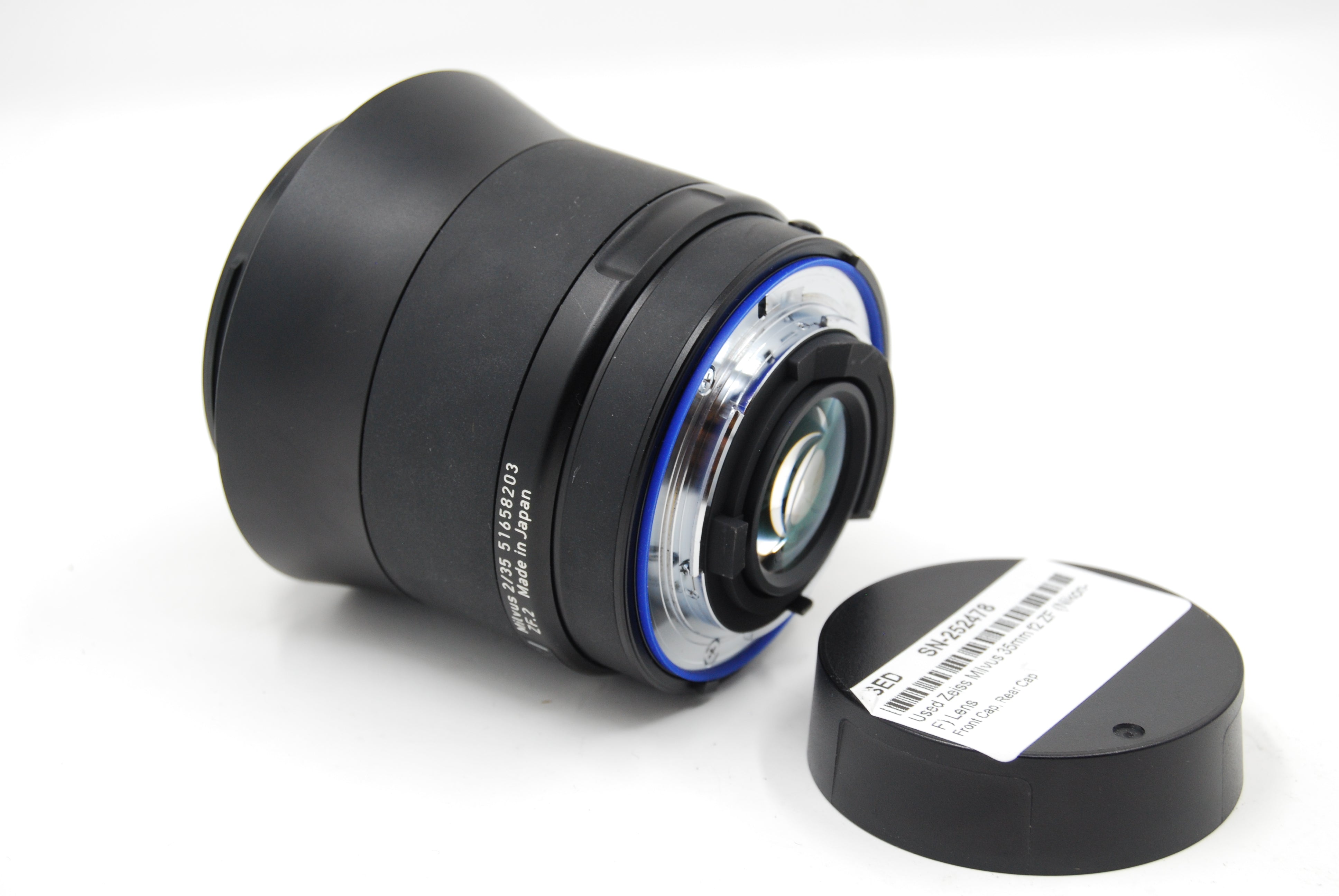 Used Zeiss Milvus 35mm f2 ZF (Nikon-F) Lens