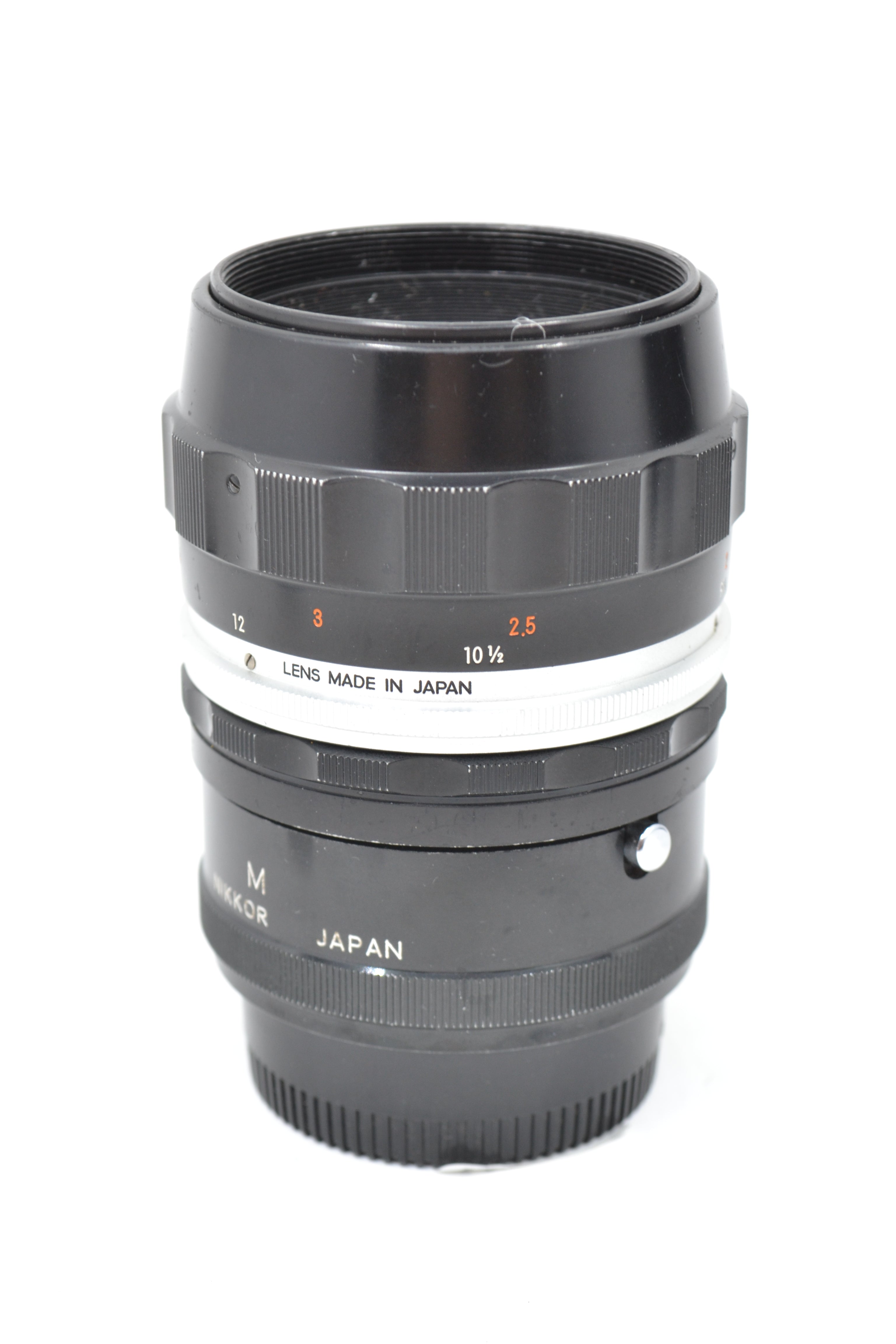 USED Nikon Micro Nikkor 55mm F3.5 Non AI Lens W/ Extension Tube M