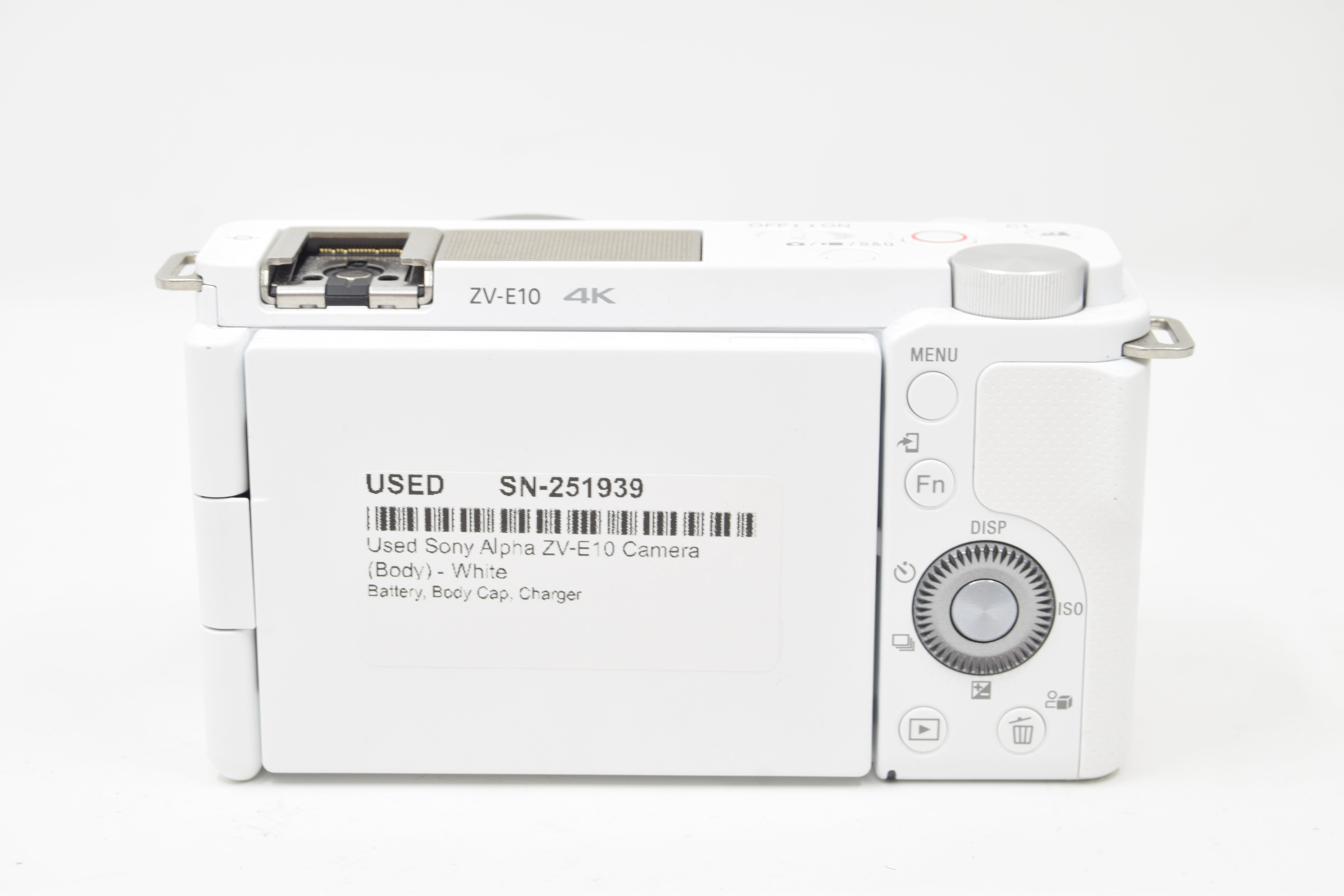 Used Sony Alpha ZV-E10 Camera (Body) - White