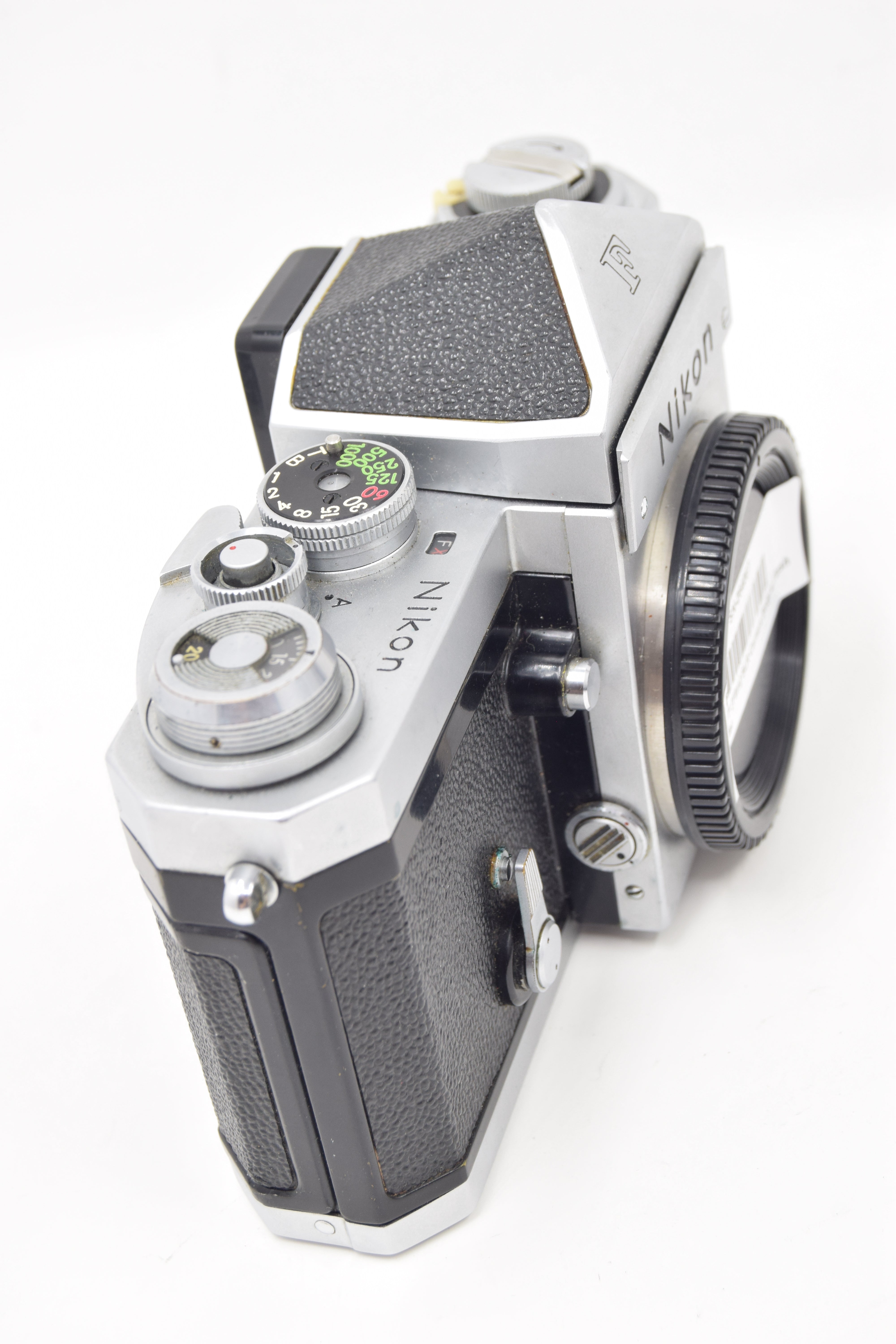 Used Nikon F [Film] SLR Camera Body w/Flash Shoe Adapter