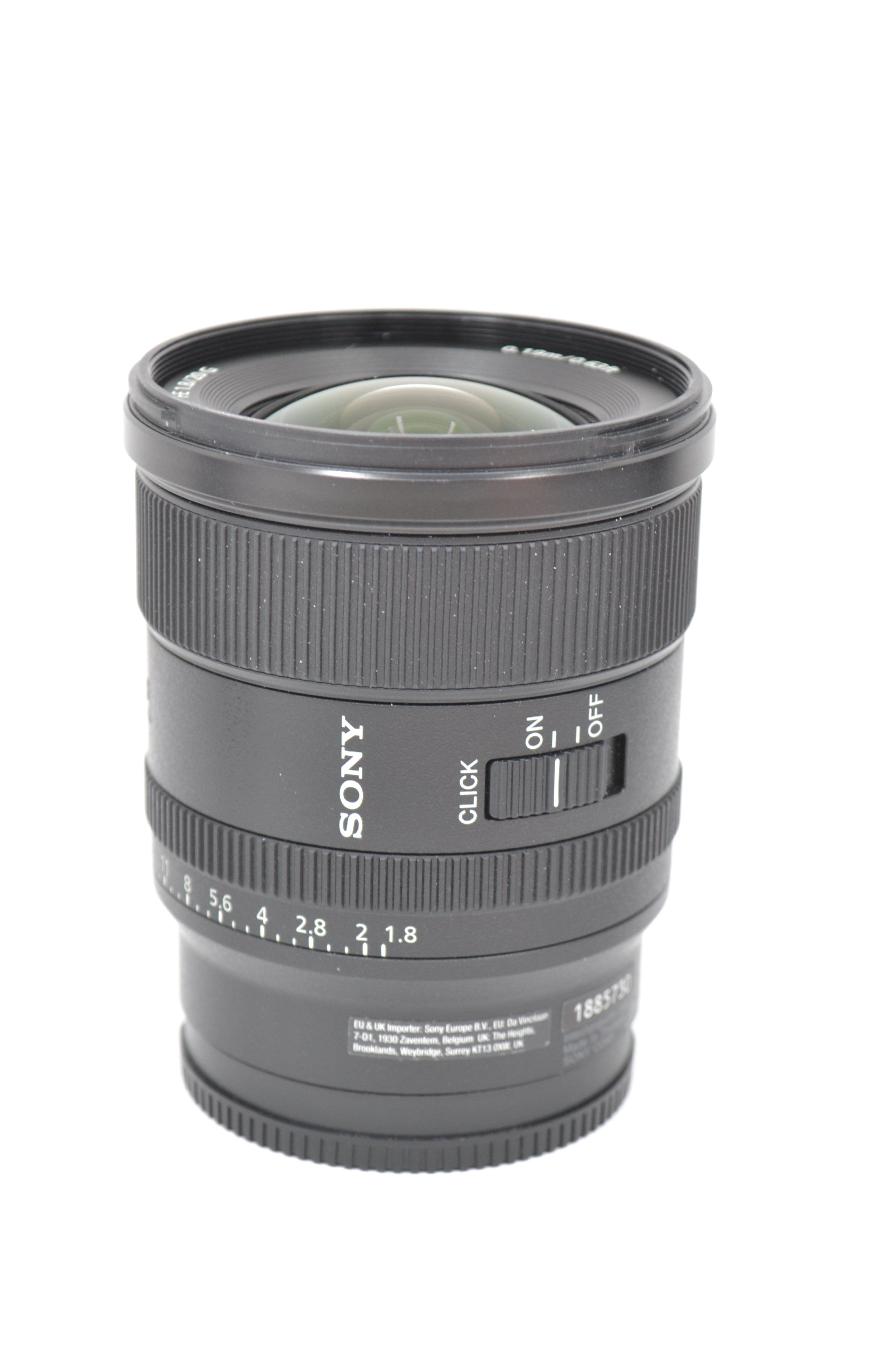 Used Sony FE 20mm f/1.8 G Lens
