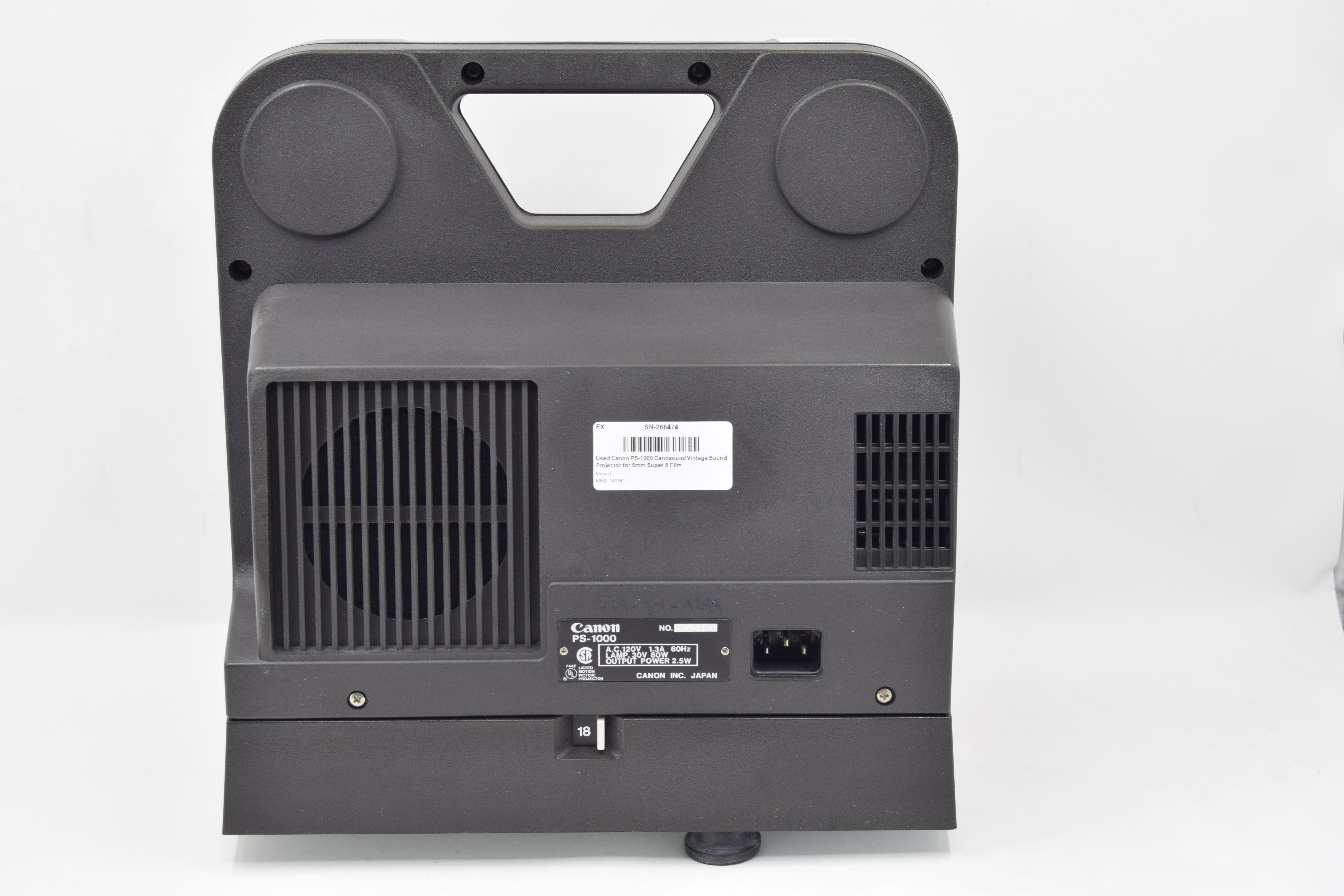 Used Canon PS-1000 Canosound Vintage Sound Projector for 8mm Super 8 Film