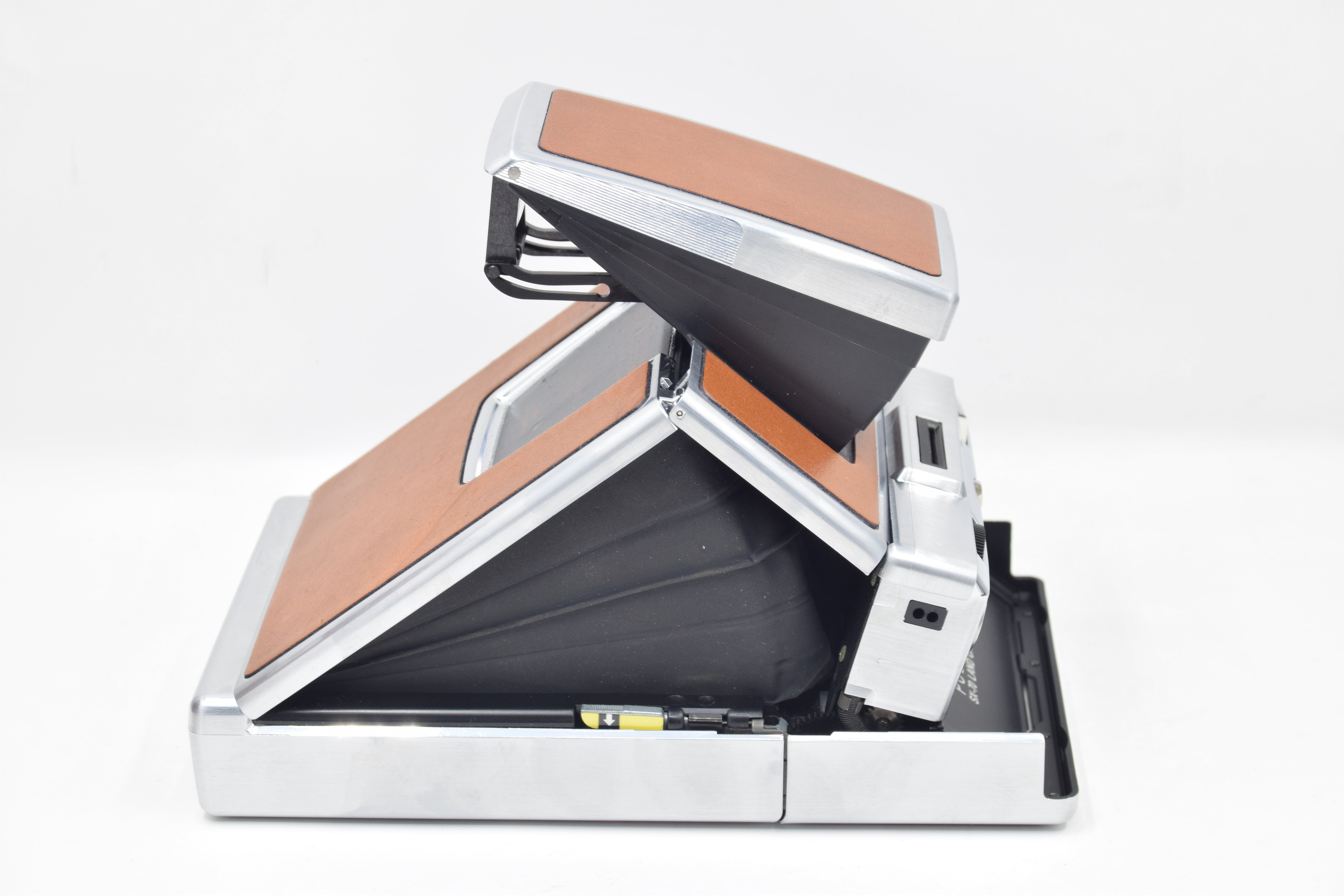 Used Polaroid SX-70 Land Camera Model 1 - Silver & Black Folding SLR
