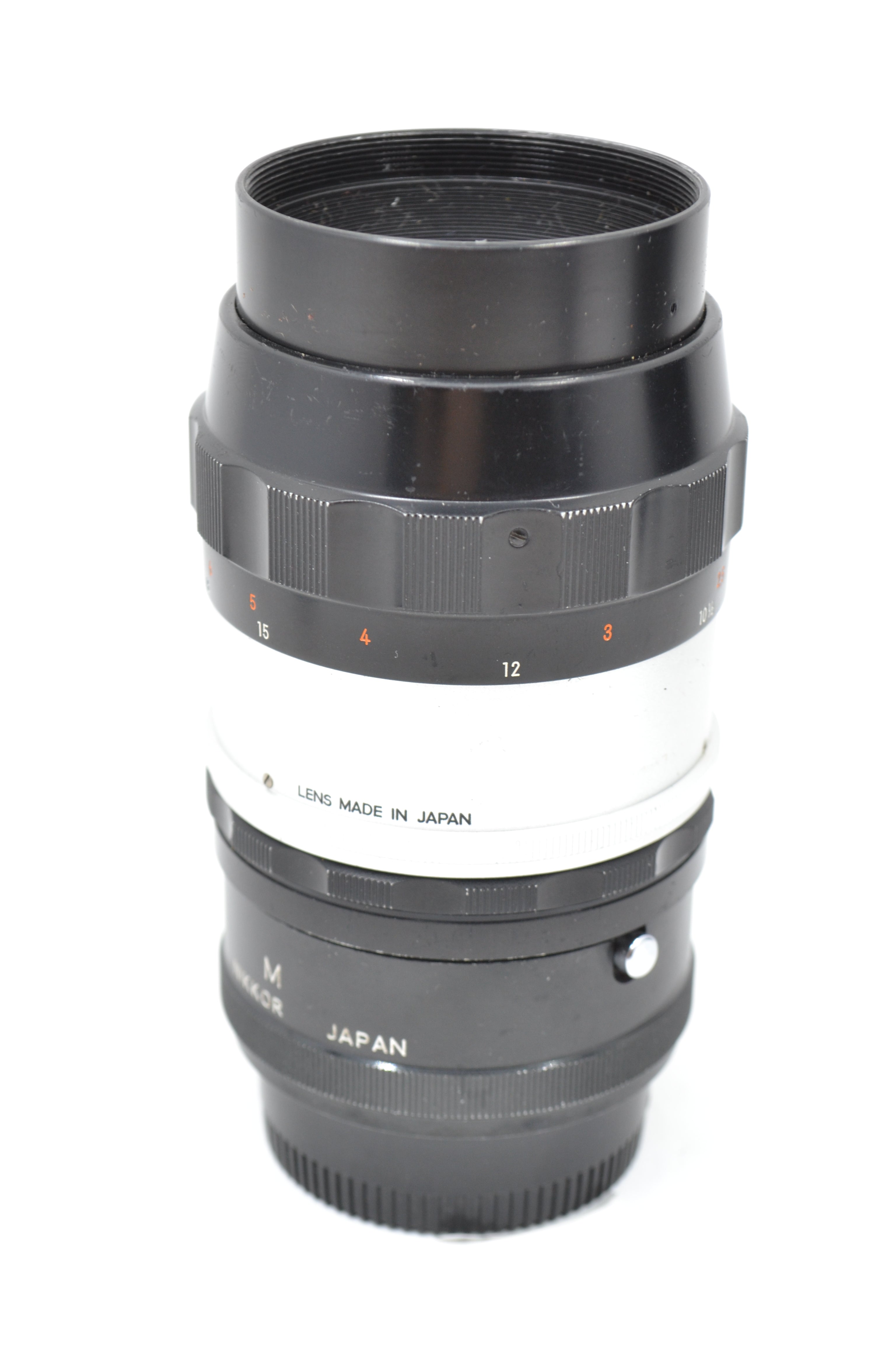 USED Nikon Micro Nikkor 55mm F3.5 Non AI Lens W/ Extension Tube M