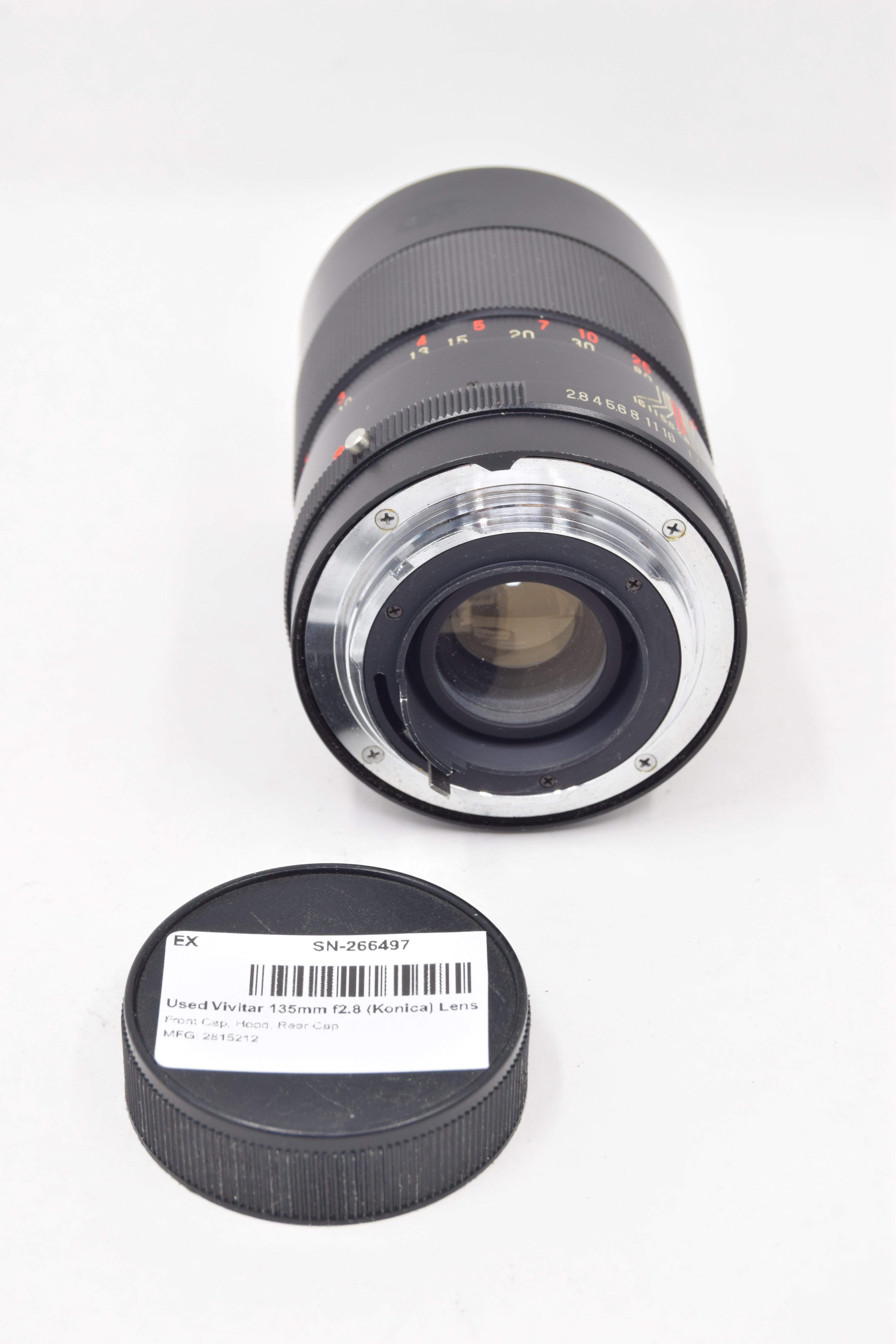 Used Vivitar 135mm f2.8 (Konica) Lens