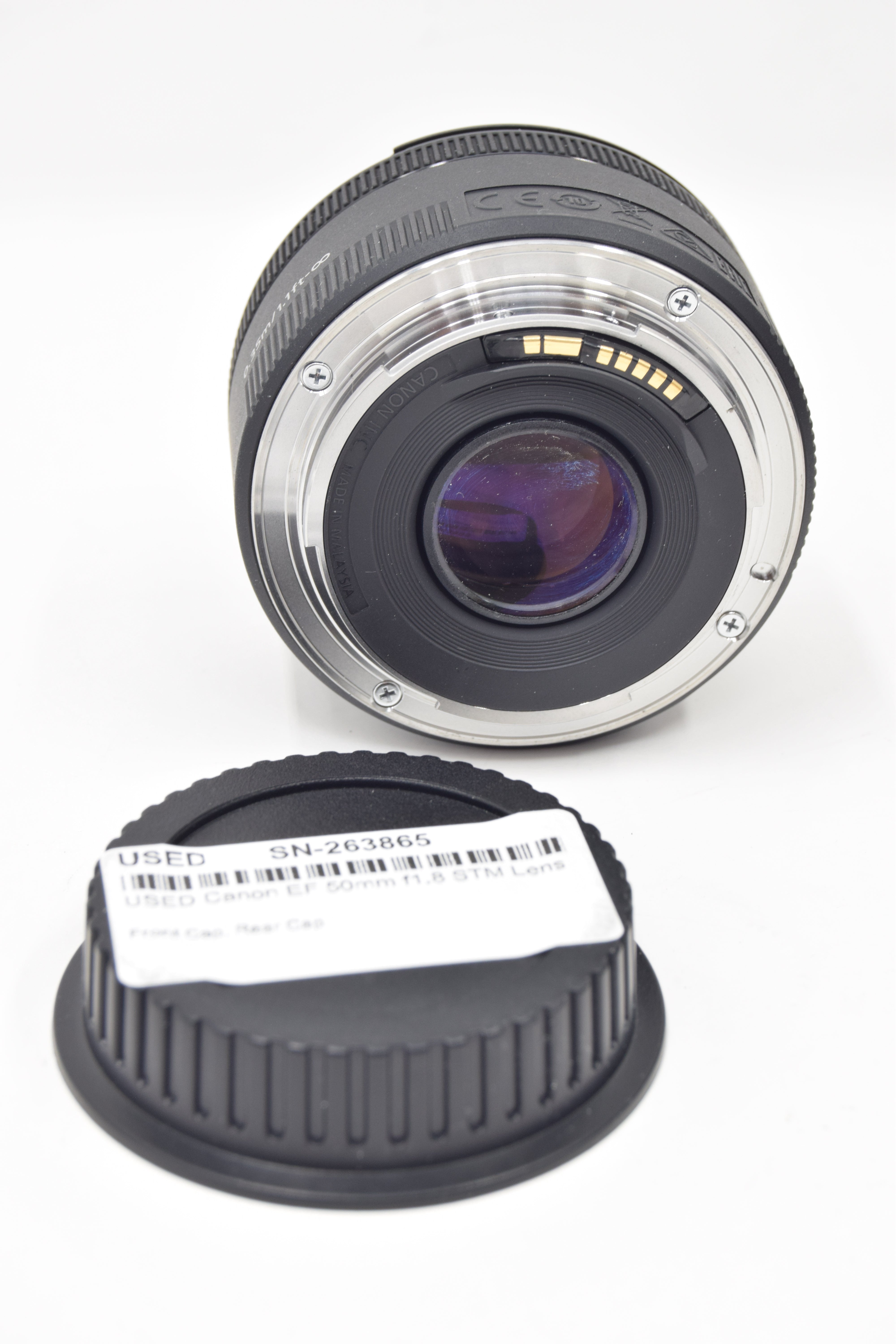USED Canon EF 50mm f1.8 STM Lens