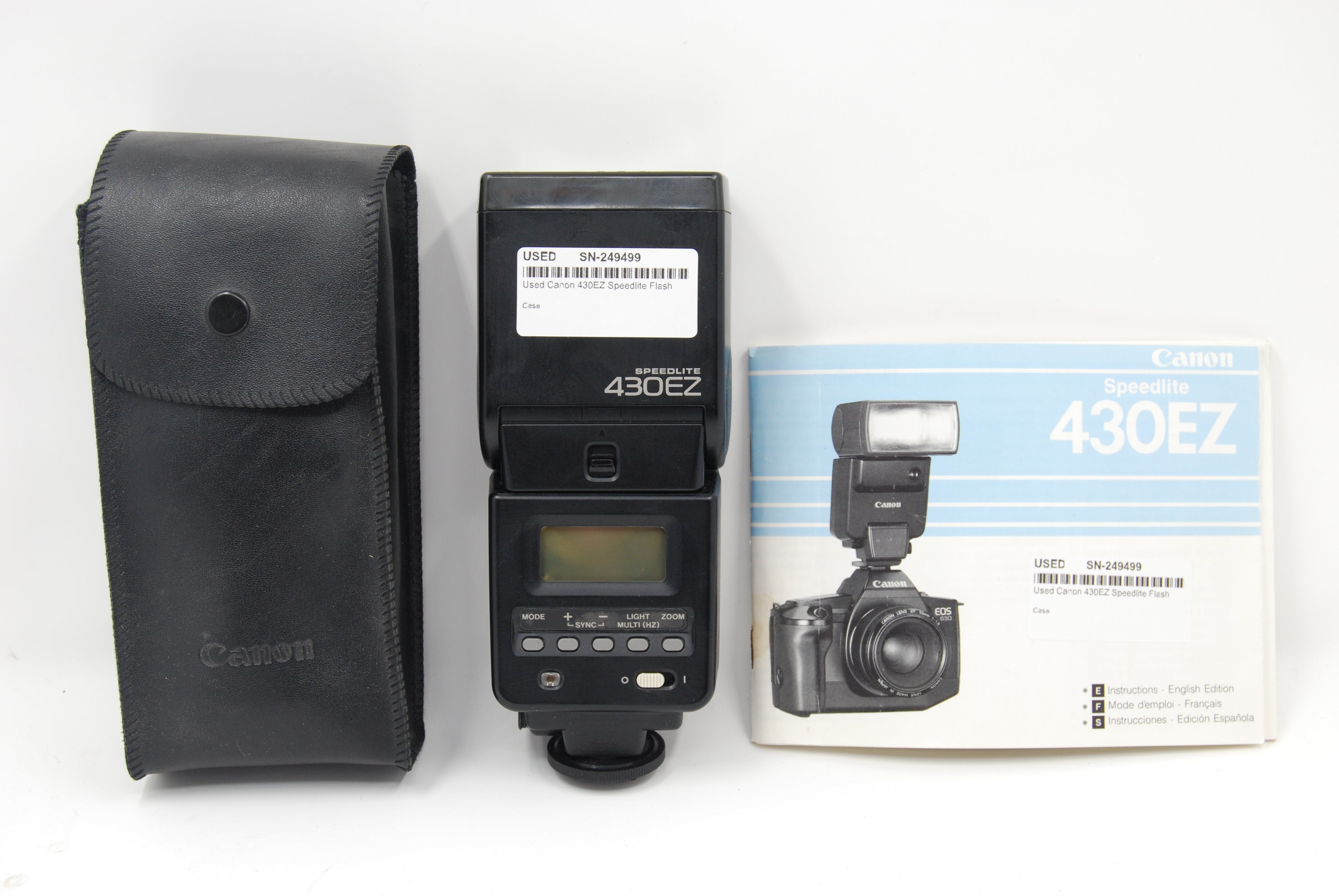 Used Canon 430EZ Speedlite Flash