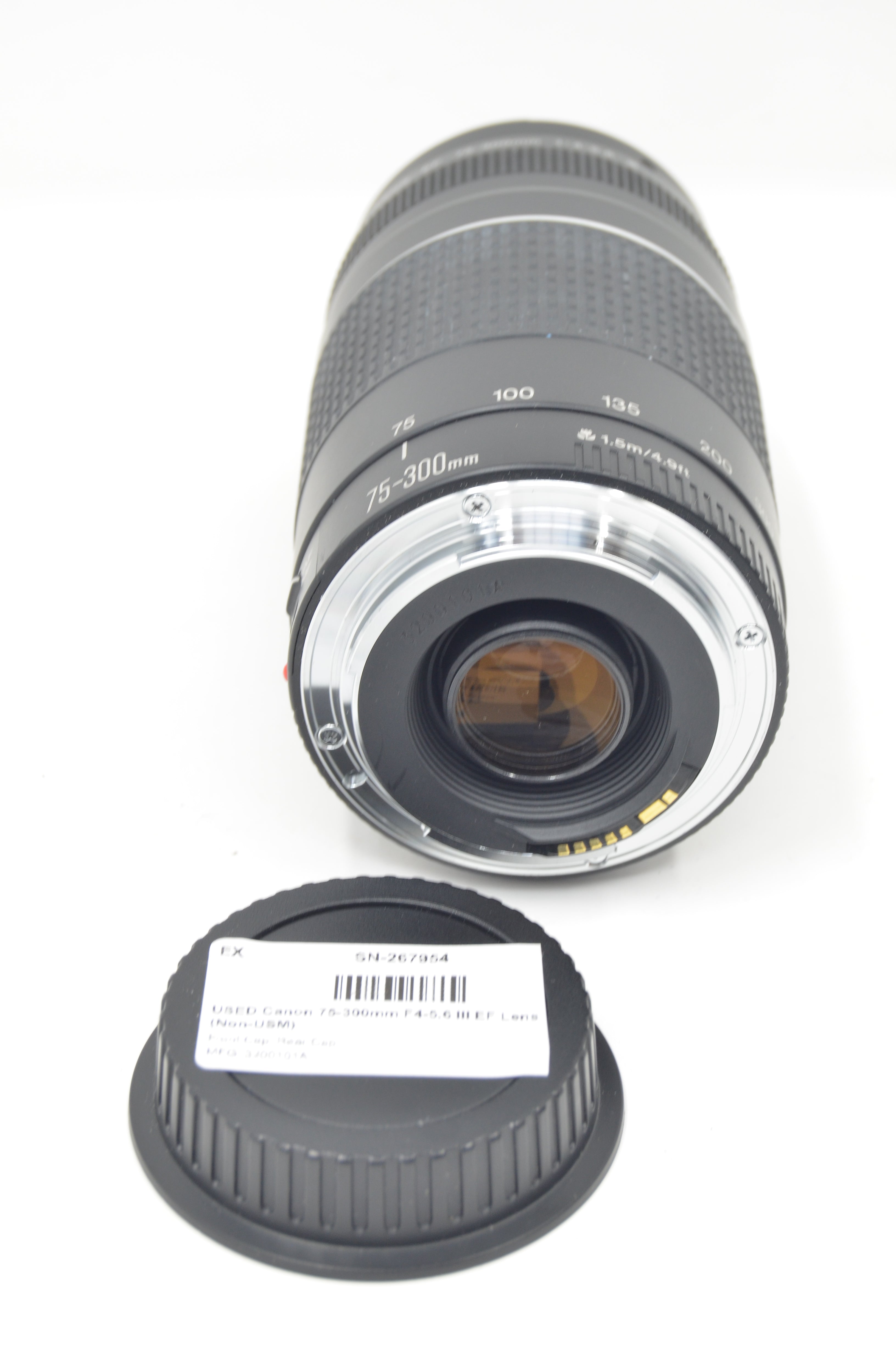USED Canon 75-300mm F4-5.6 III EF Lens (Non-USM)