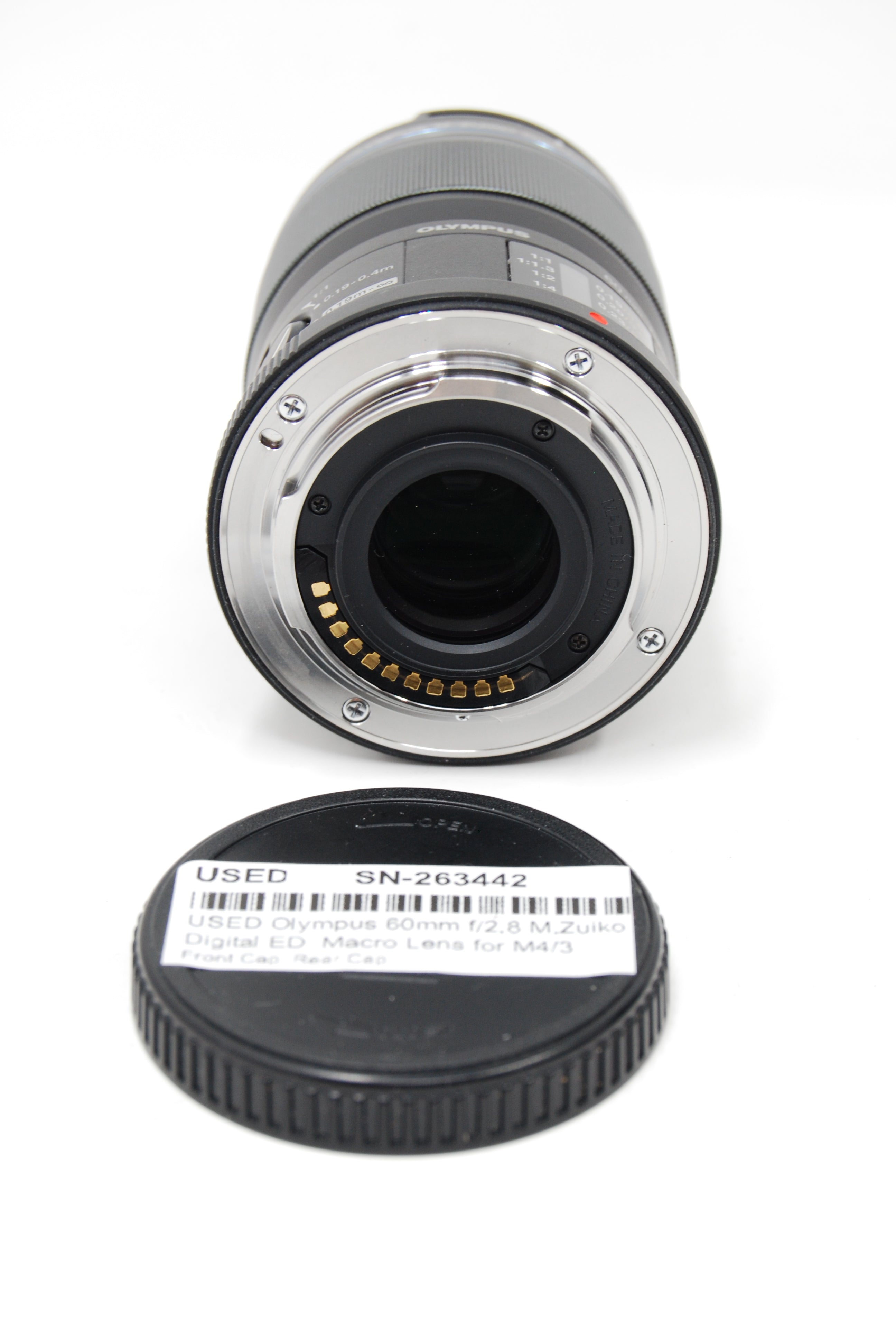 USED Olympus 60mm f/2.8 M.Zuiko Digital ED  Macro Lens for M4/3
