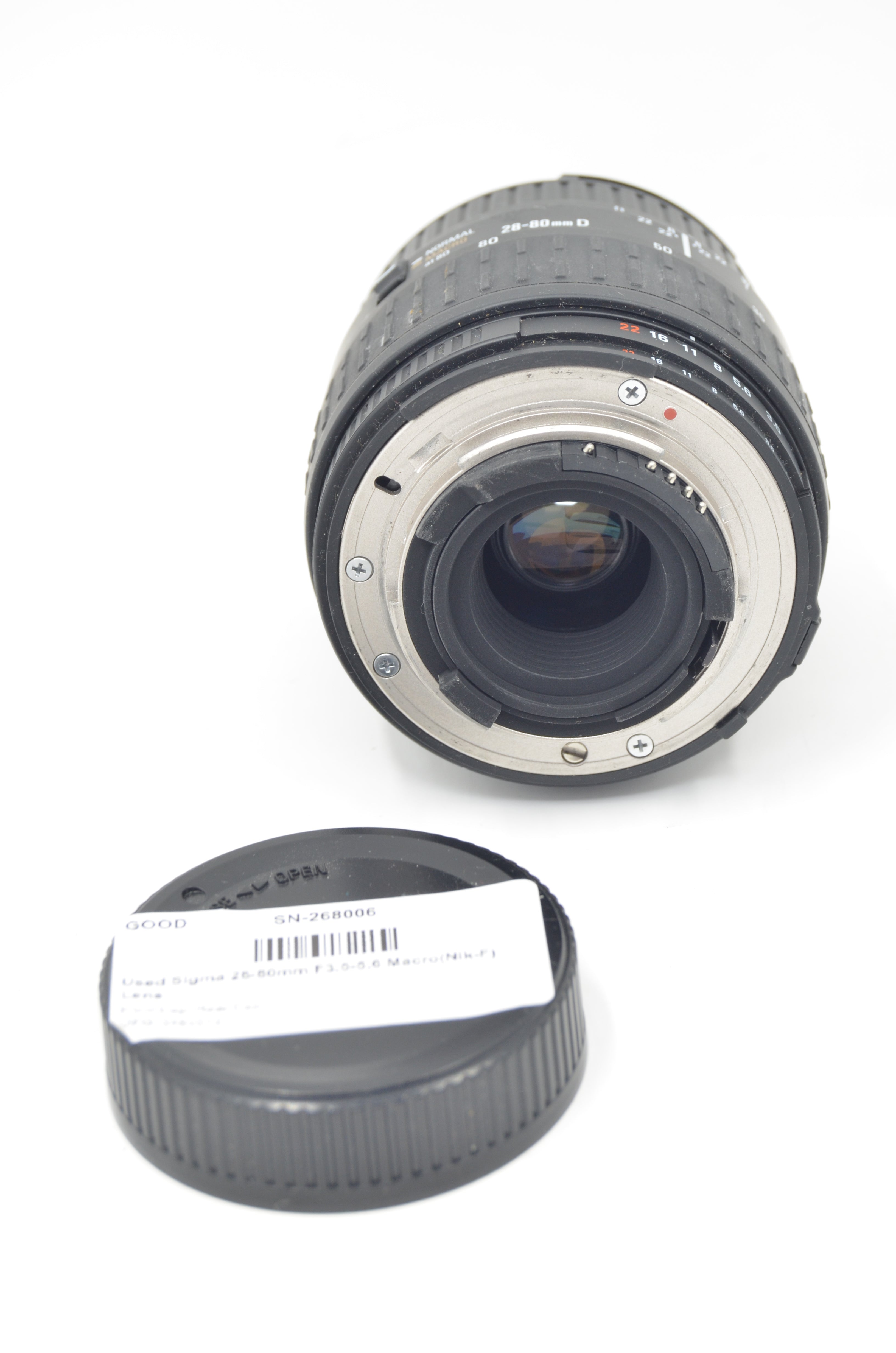Used Sigma 28-80mm F3.5-5.6 Macro(Nik-F) Lens