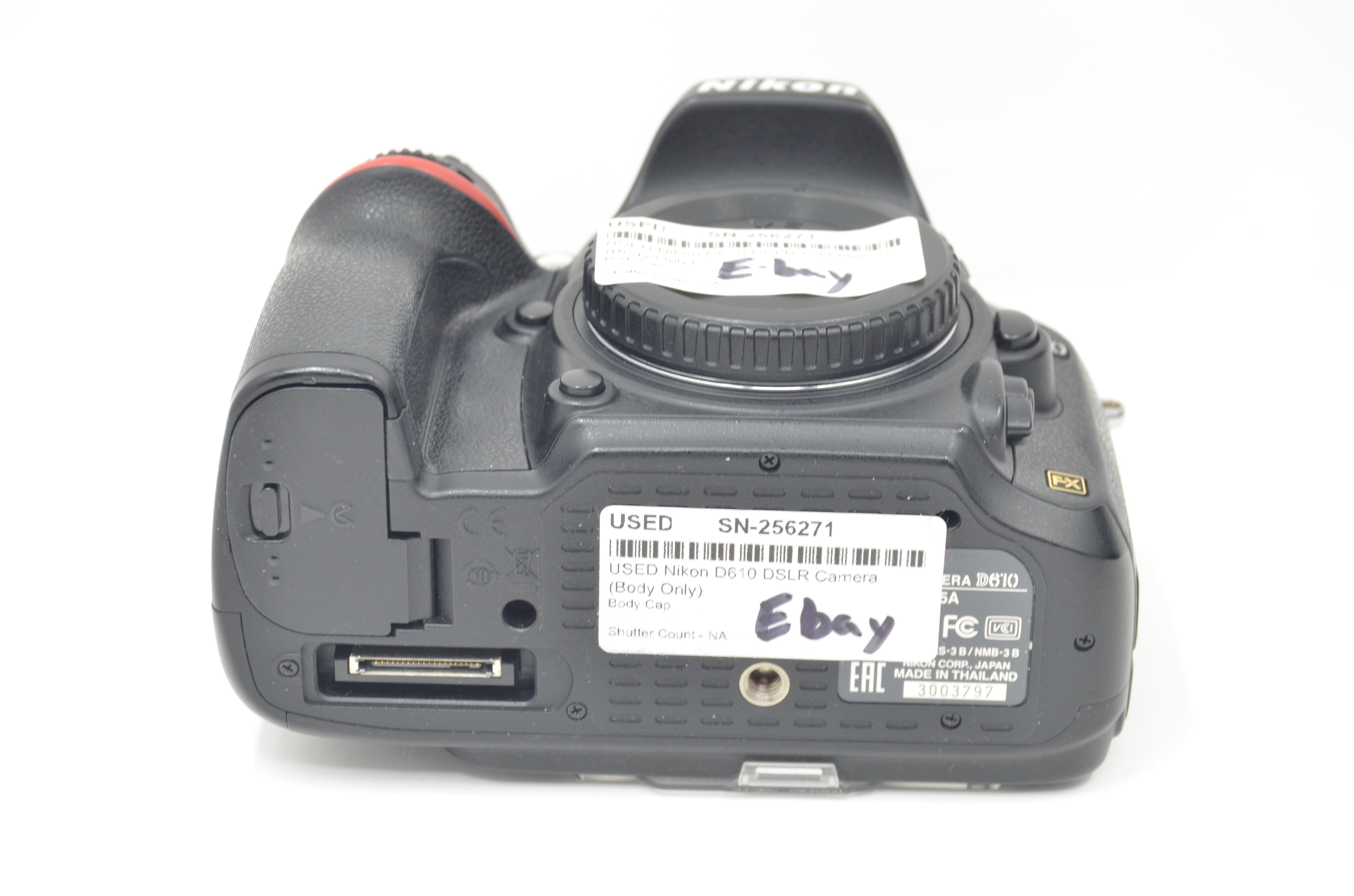 USED Nikon D610 DSLR Camera (Body Only) AS-IS, READ, PARTS/REPAIR
