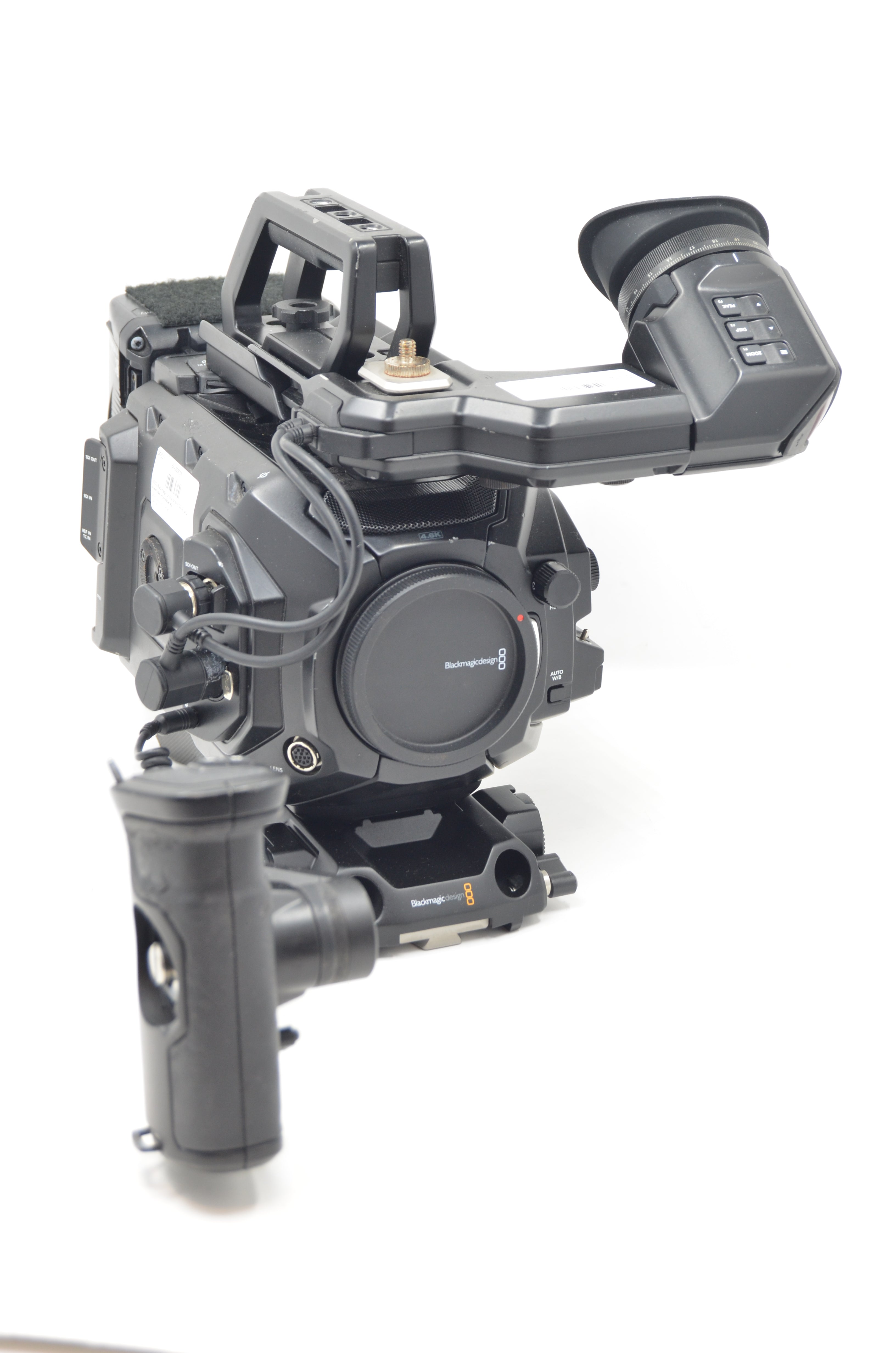 USED Blackmagic Ursa 4.6K Pro G2 w/ Ursa Viewfinder + Shoulder Kit