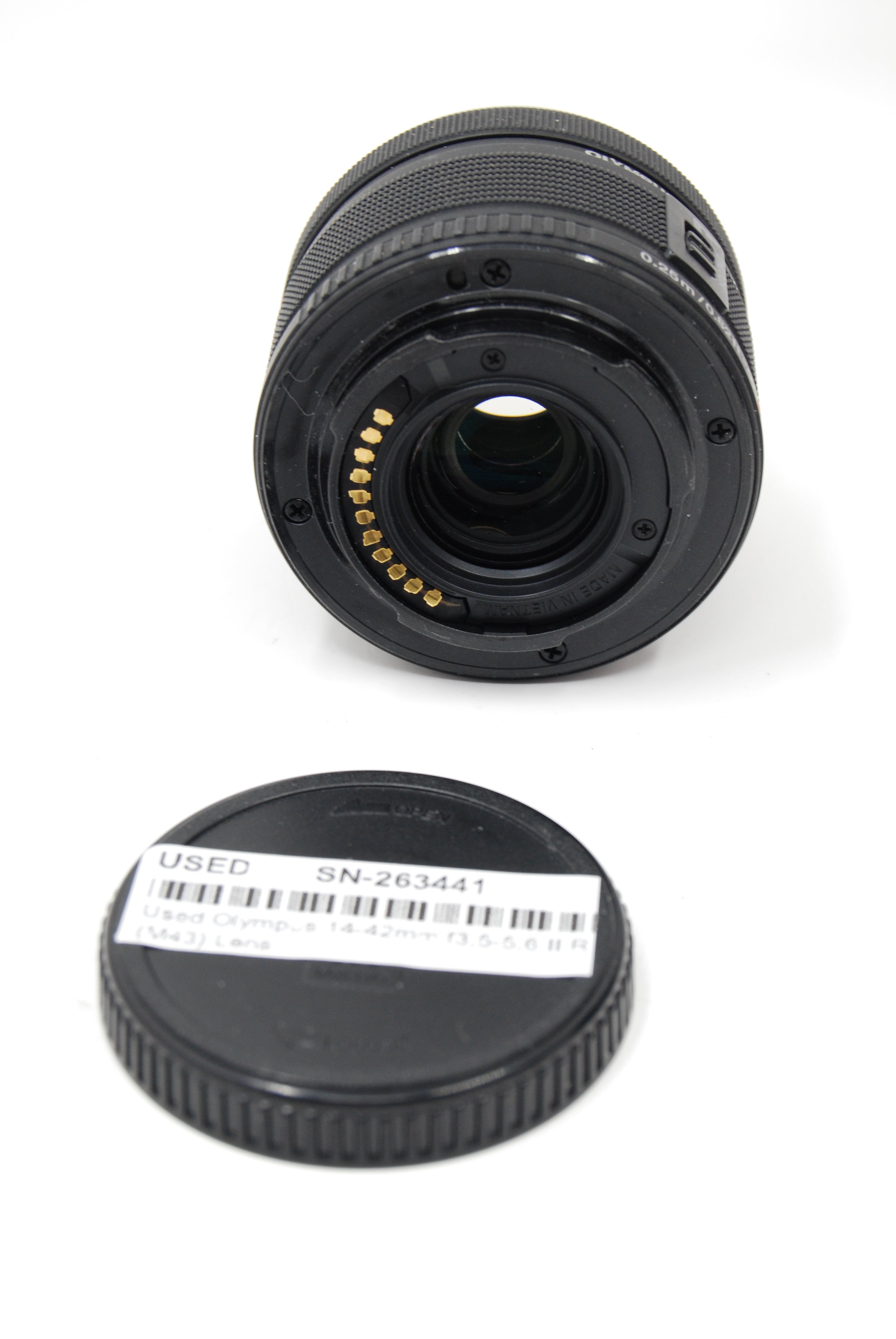 Used Olympus 14-42mm f3.5-5.6 II R (M43) Lens
