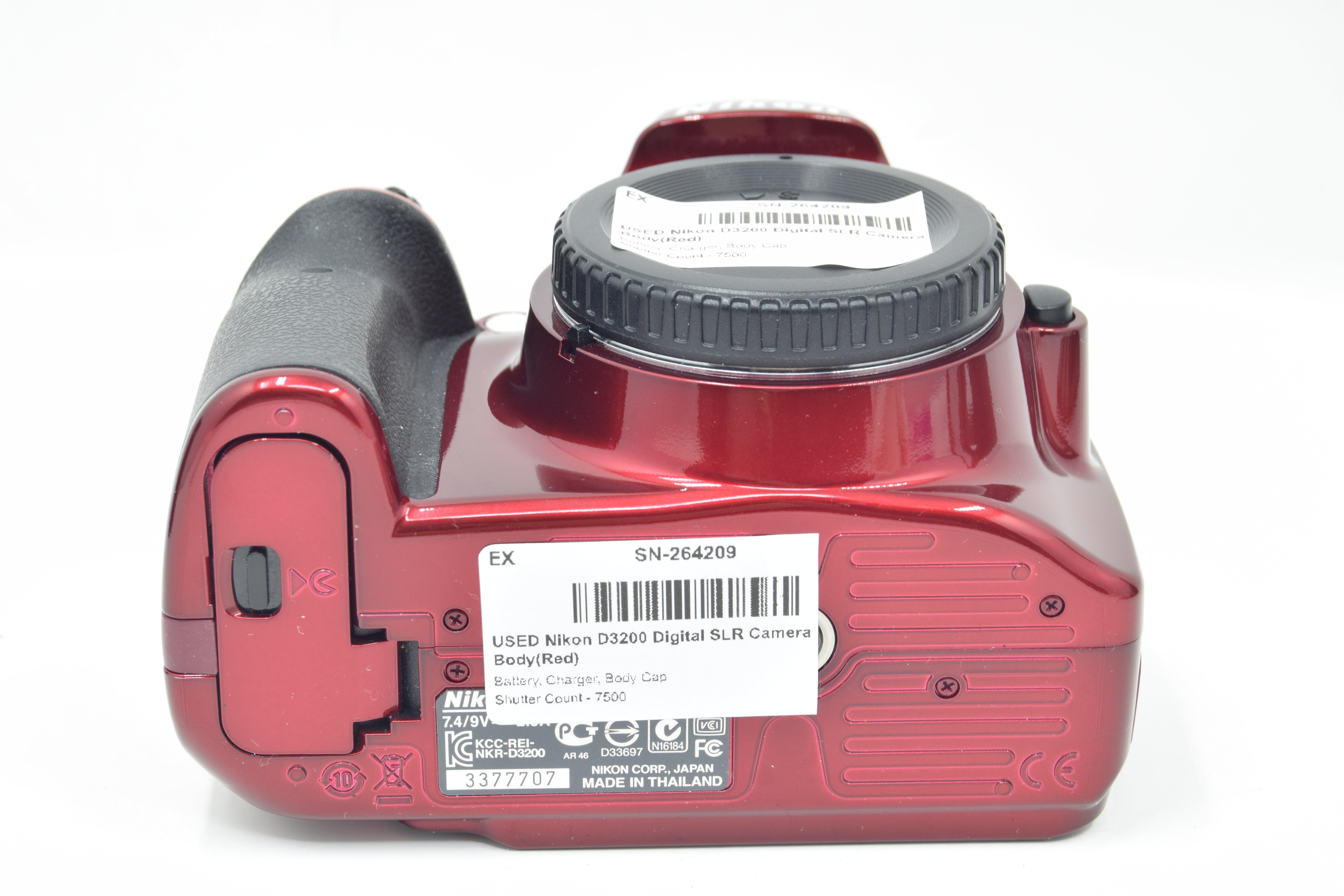 USED Nikon D3200 Digital SLR Camera Body(Red)
