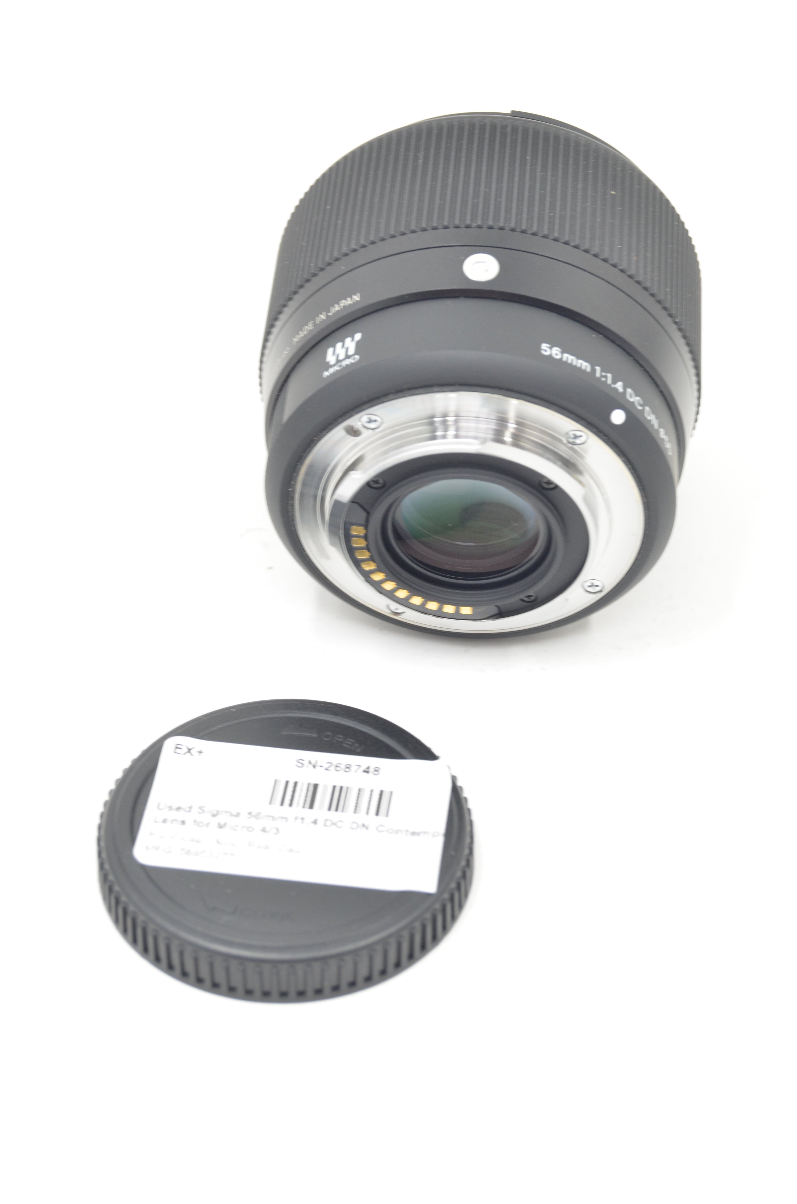 Used Sigma 56mm f1.4 DC DN Contemporary Lens for Micro 4/3
