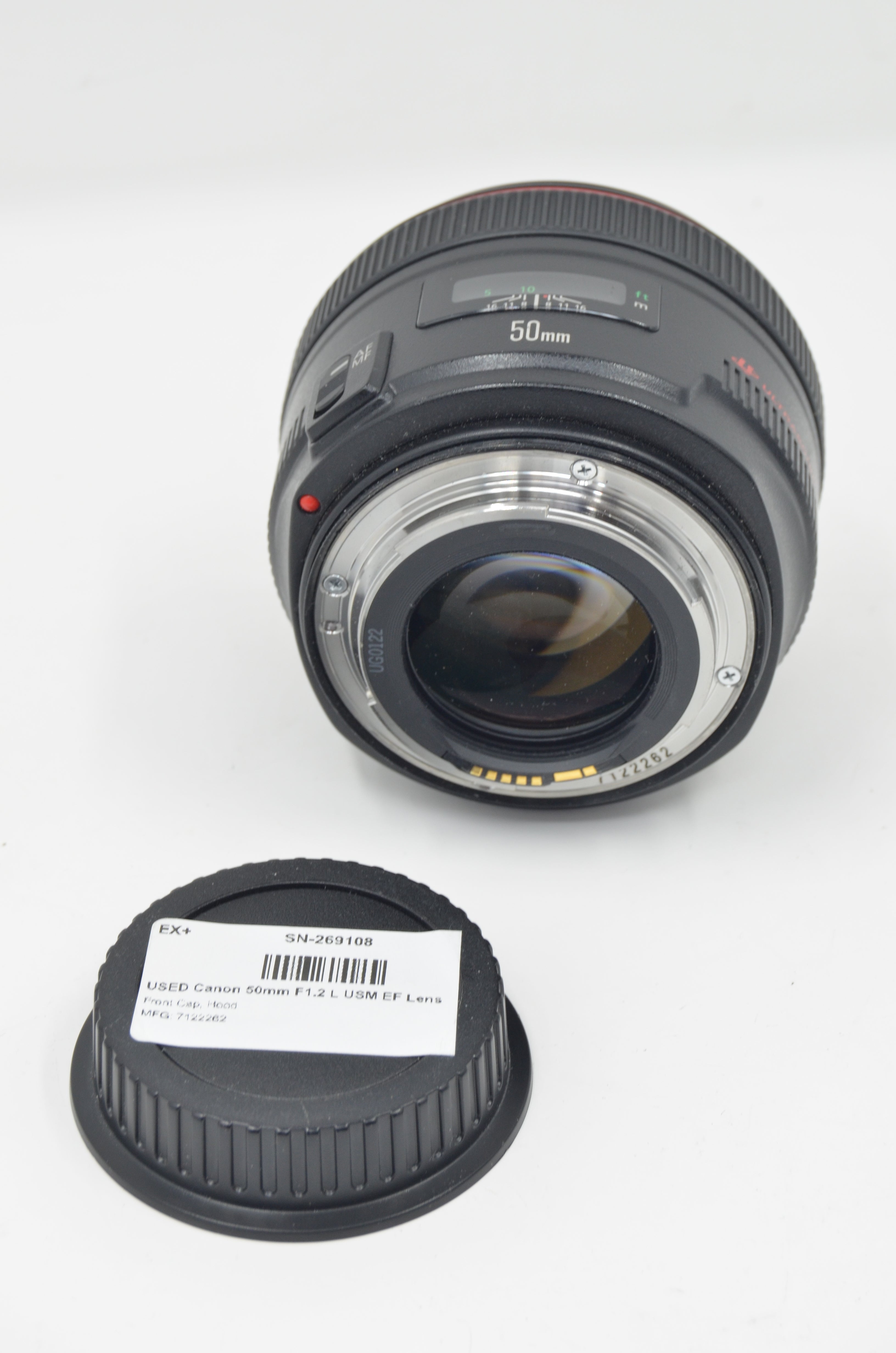 USED Canon 50mm F1.2 L USM EF Lens