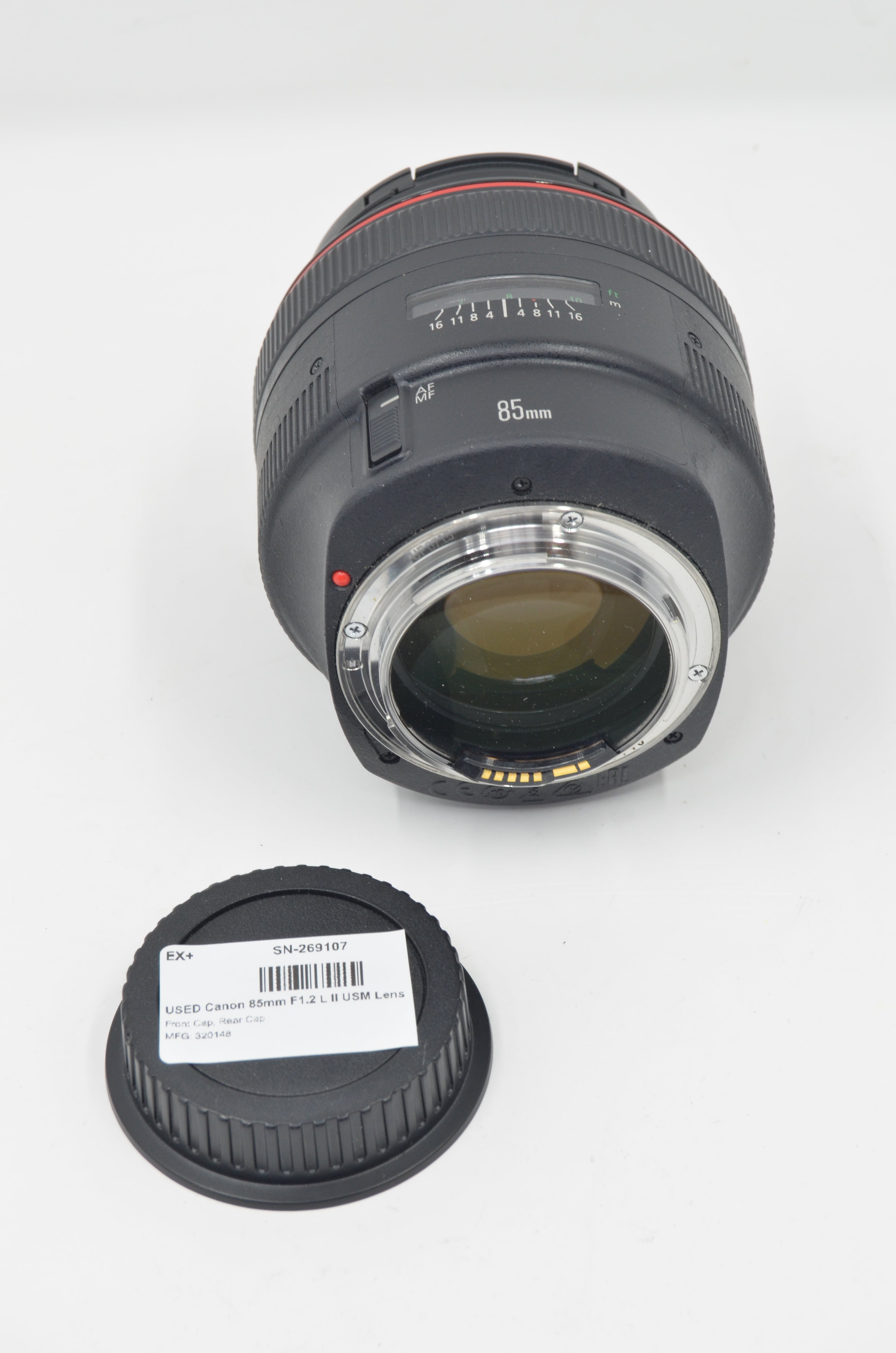 USED Canon 85mm F1.2 L II USM Lens