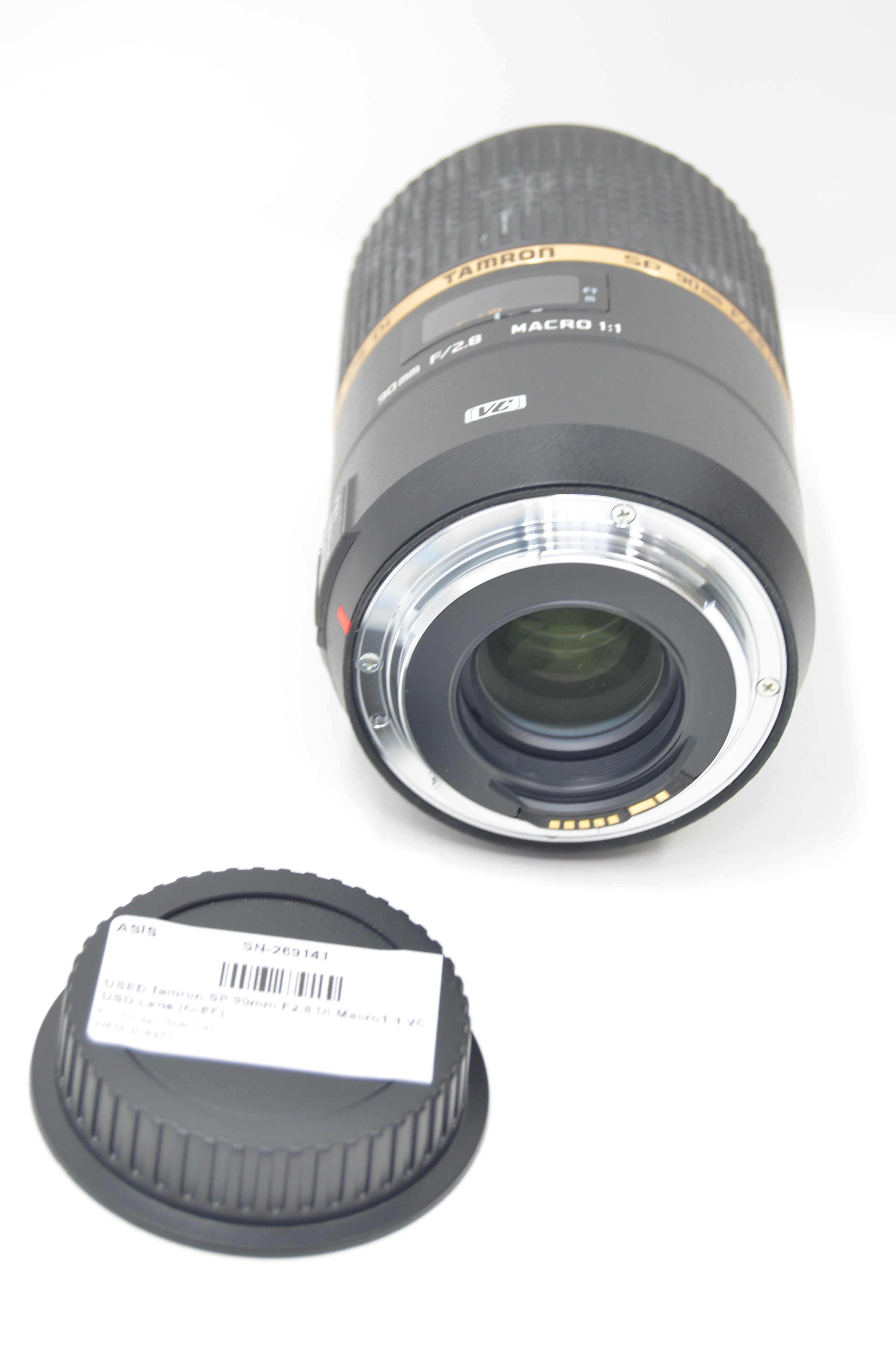 USED Tamron SP 90mm F2.8 Di Macro1:1 VC USD Lens (C-EF)