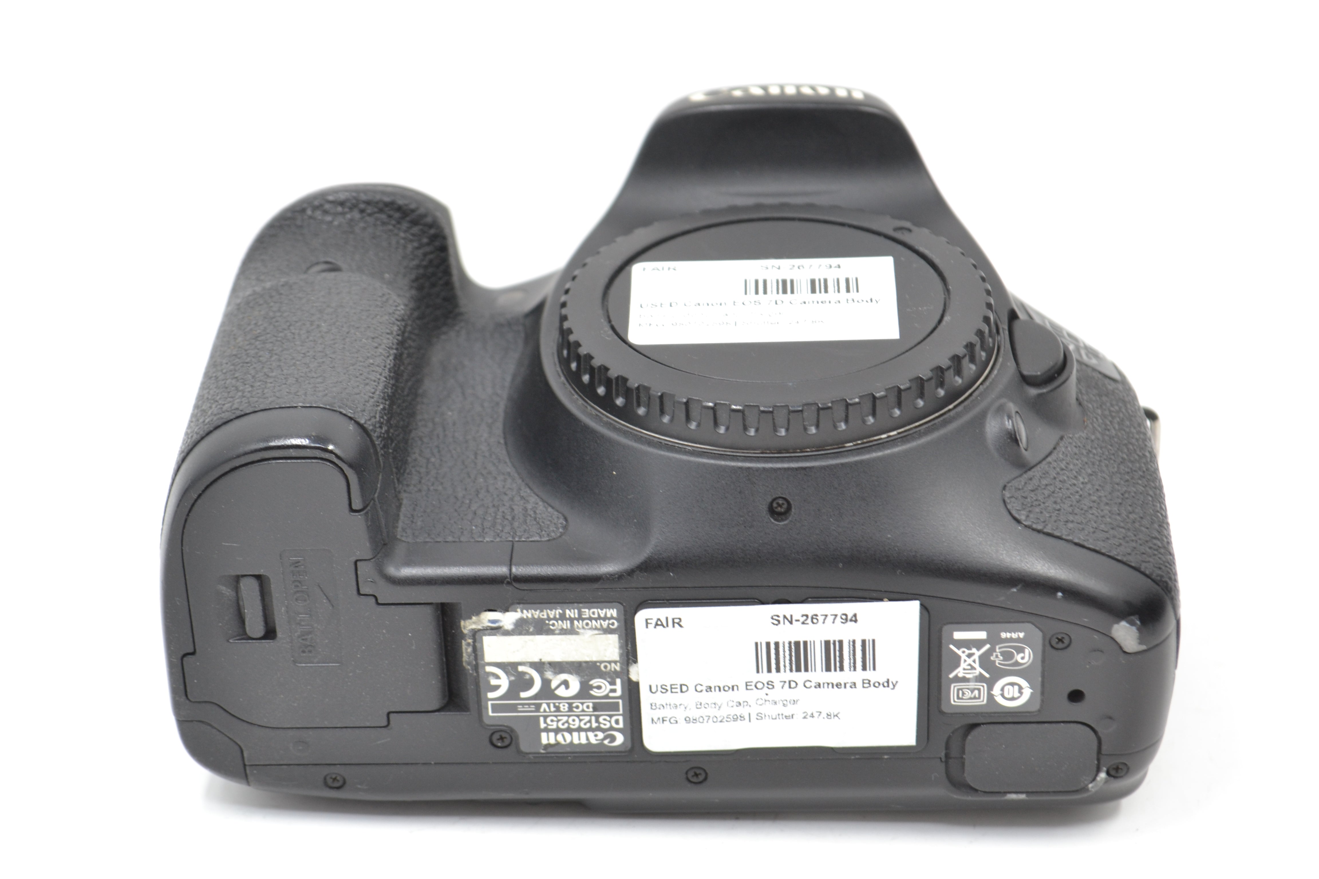 USED Canon EOS 7D Camera Body