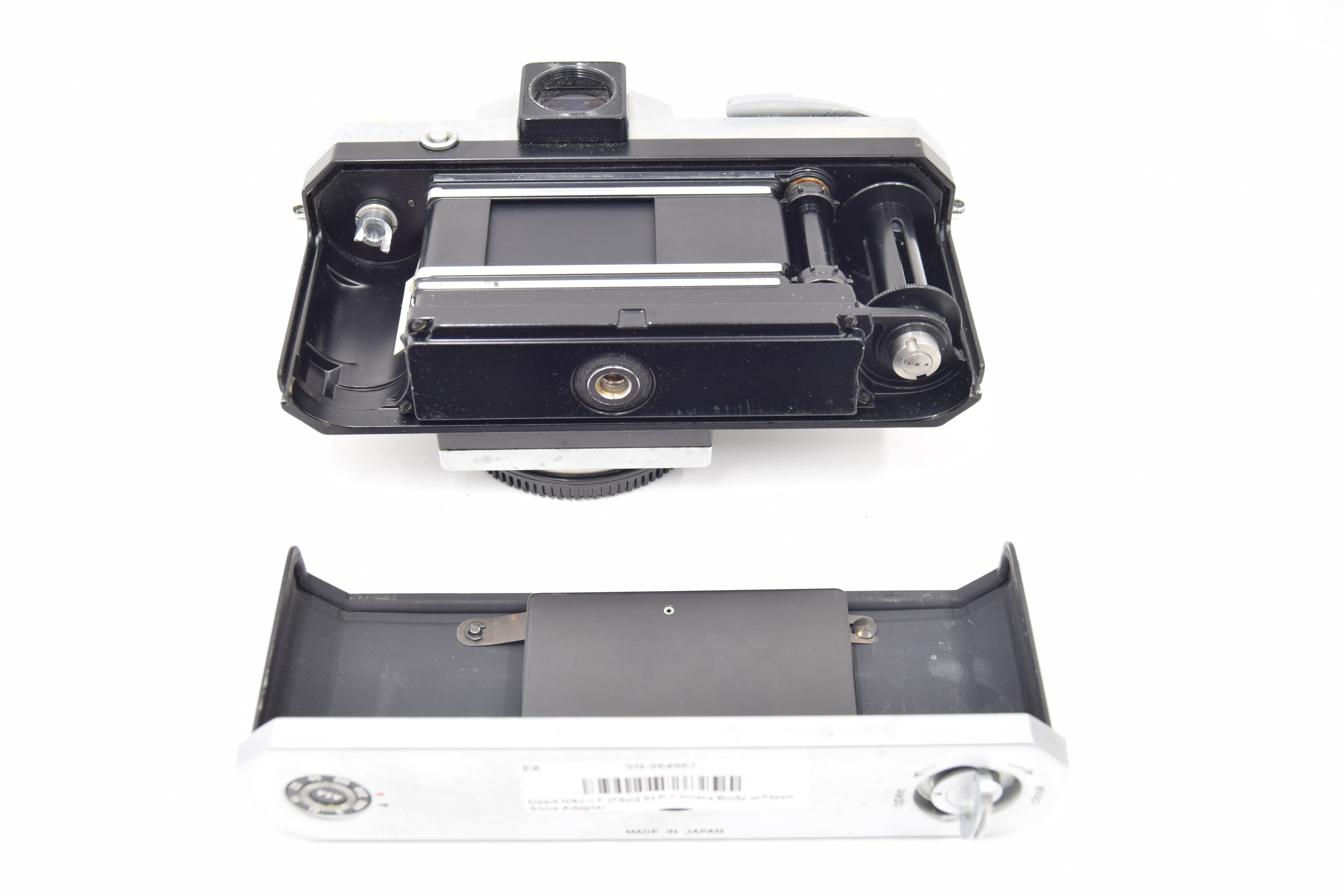 Used Nikon F [Film] SLR Camera Body w/Flash Shoe Adapter