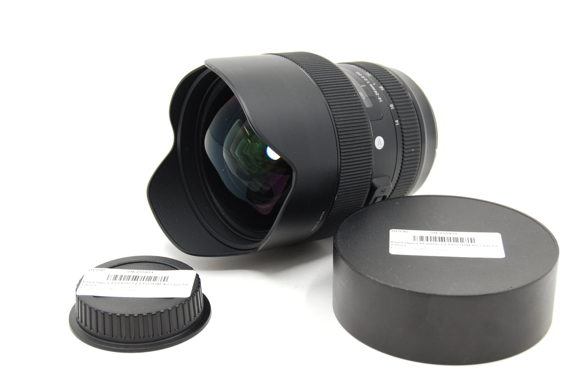 Used Sigma 14-24mm F2.8 DG HSM Art Lens for Canon