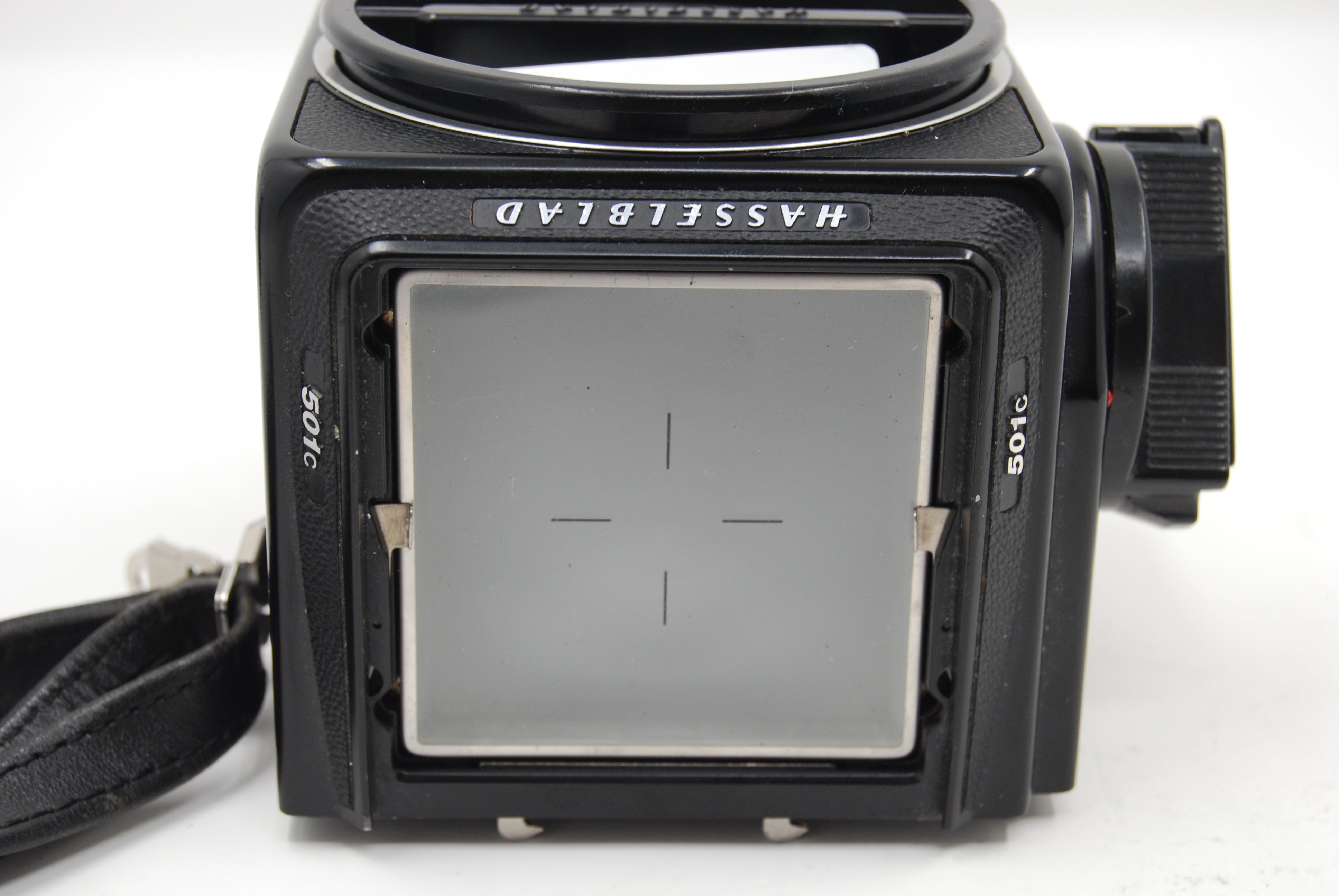 Used Hasselblad 501C w/ A12 Back & Chimney Finder (Black)