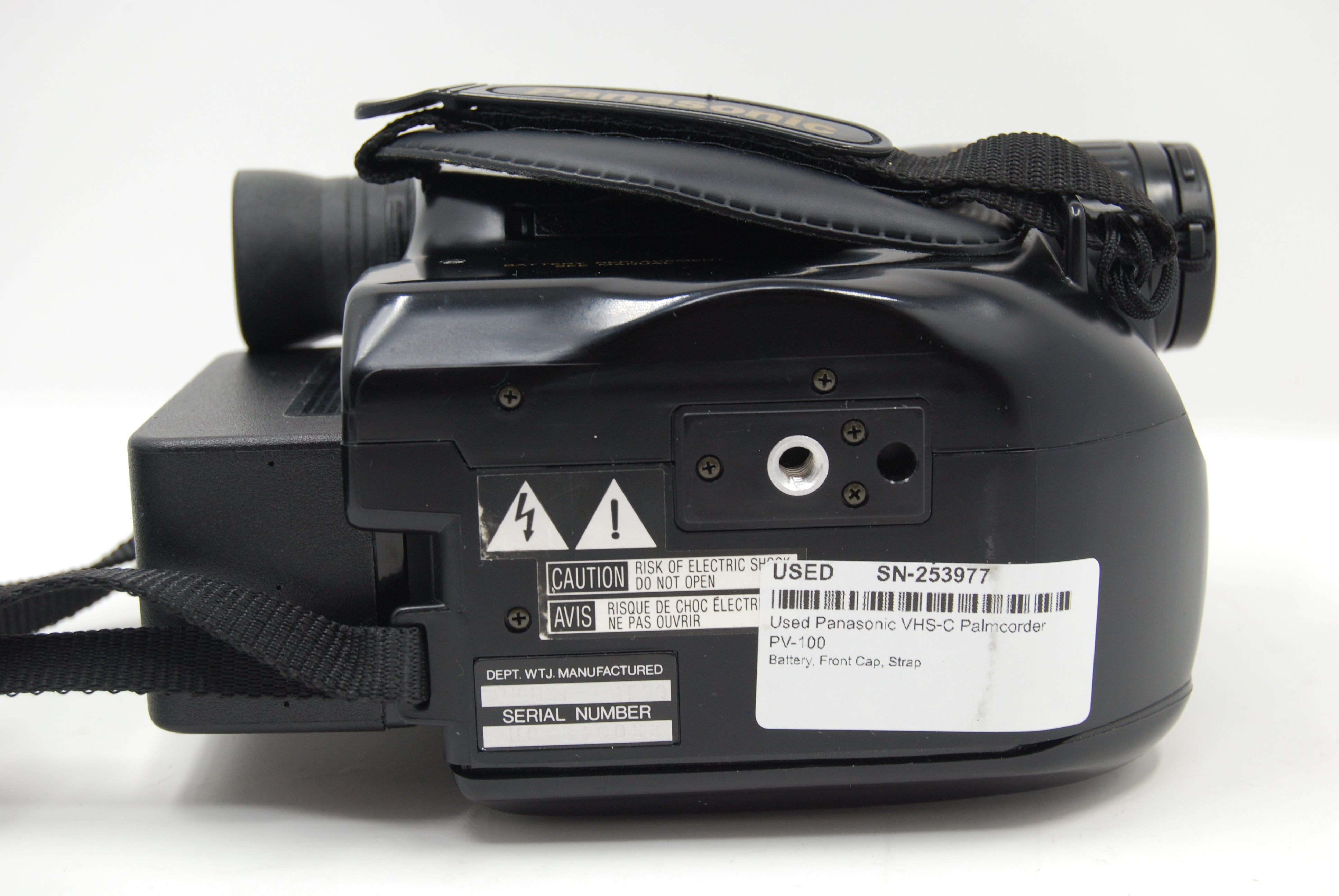 Used Panasonic VHS-C Palmcorder PV-100